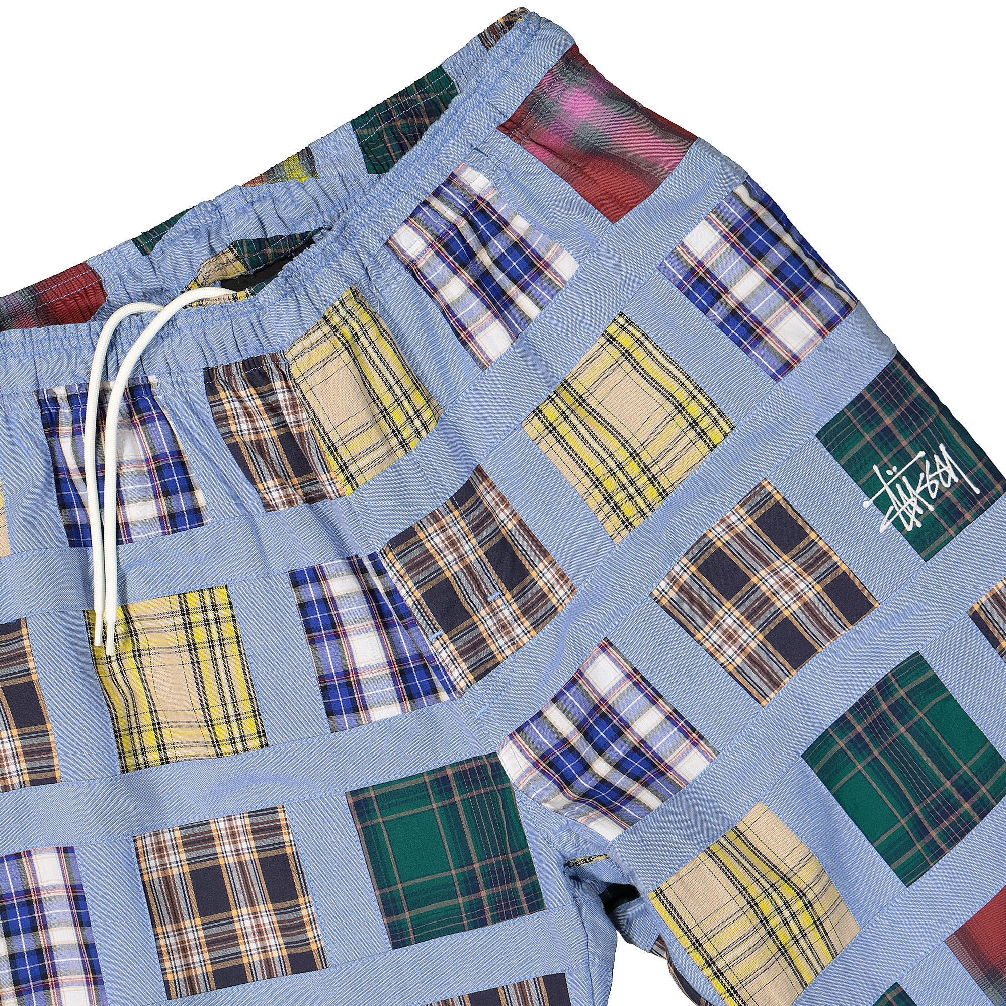 Stussy Madras Patchwork Relaxed Plaid Casual Pants Detailfoto | Overkill