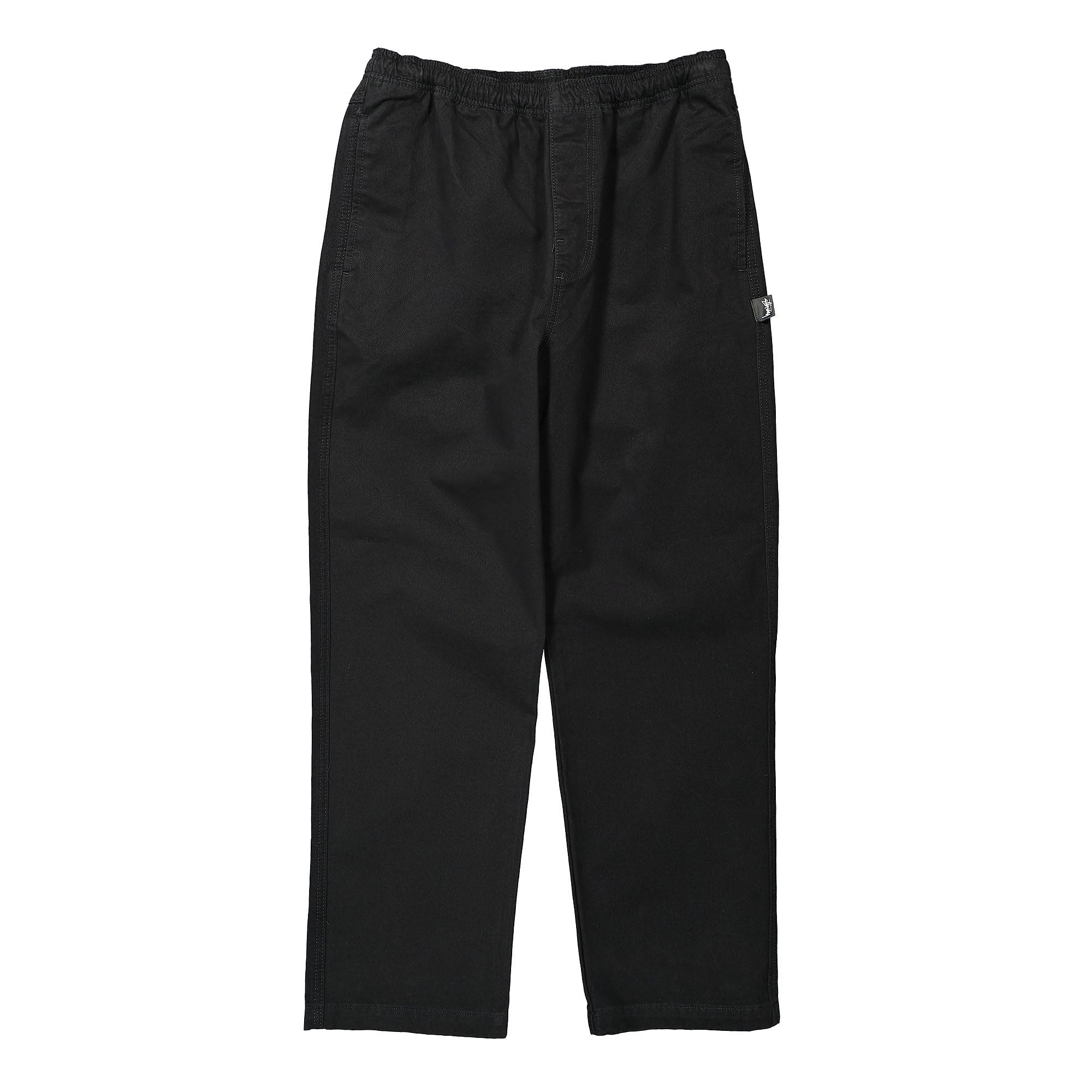 Stussy Brushed Beach Pant Black Sweat & Track Pants 116553 / 0001 | Overkill