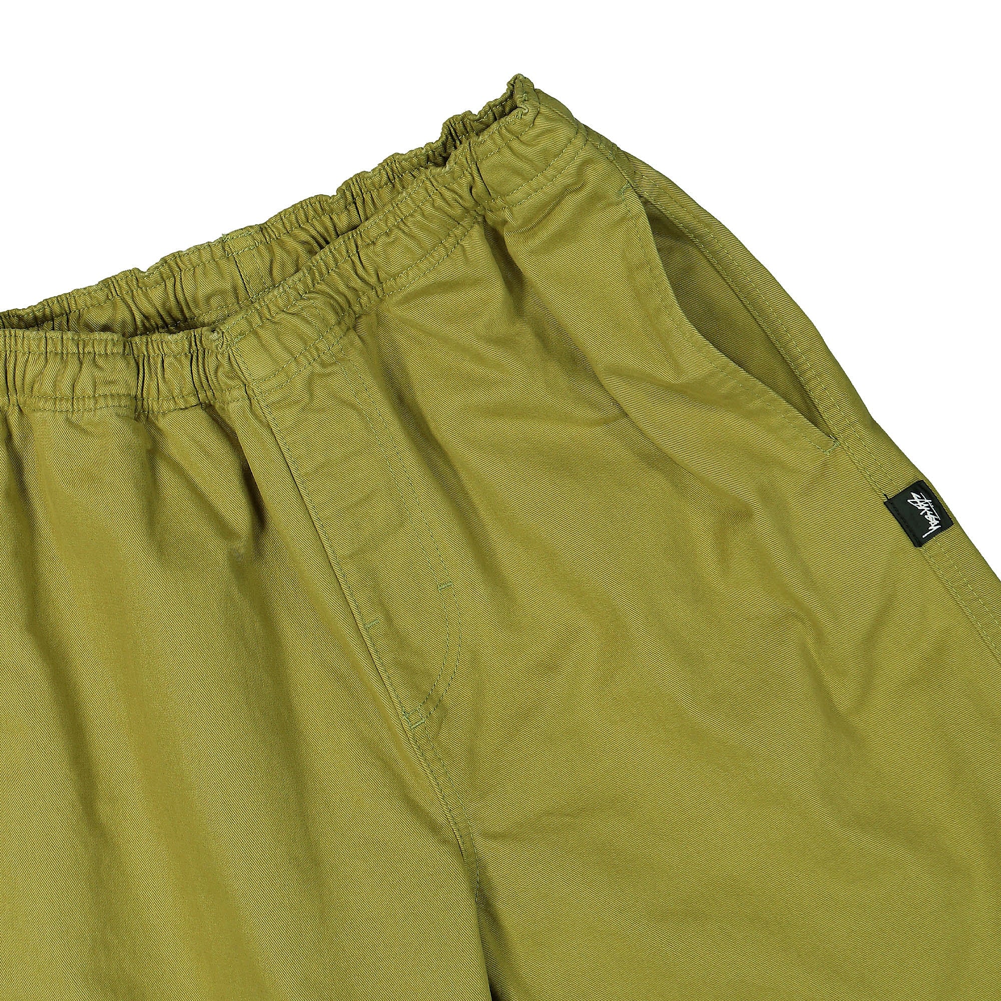 Stussy Brushed Beach Pant Bright Olive Sweat & Track Pants Detailfoto | Overkill