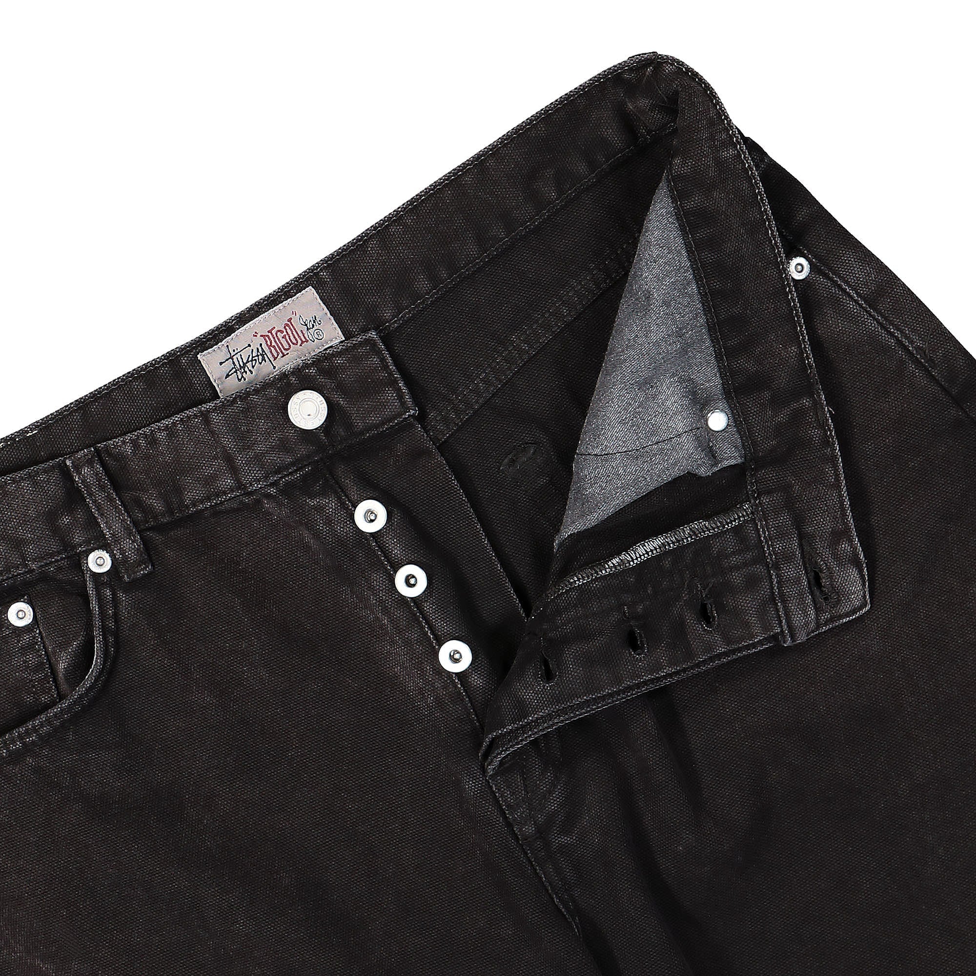 Stussy Washed Canvas Ol Jeans Black Jeans Detailfoto | Overkill