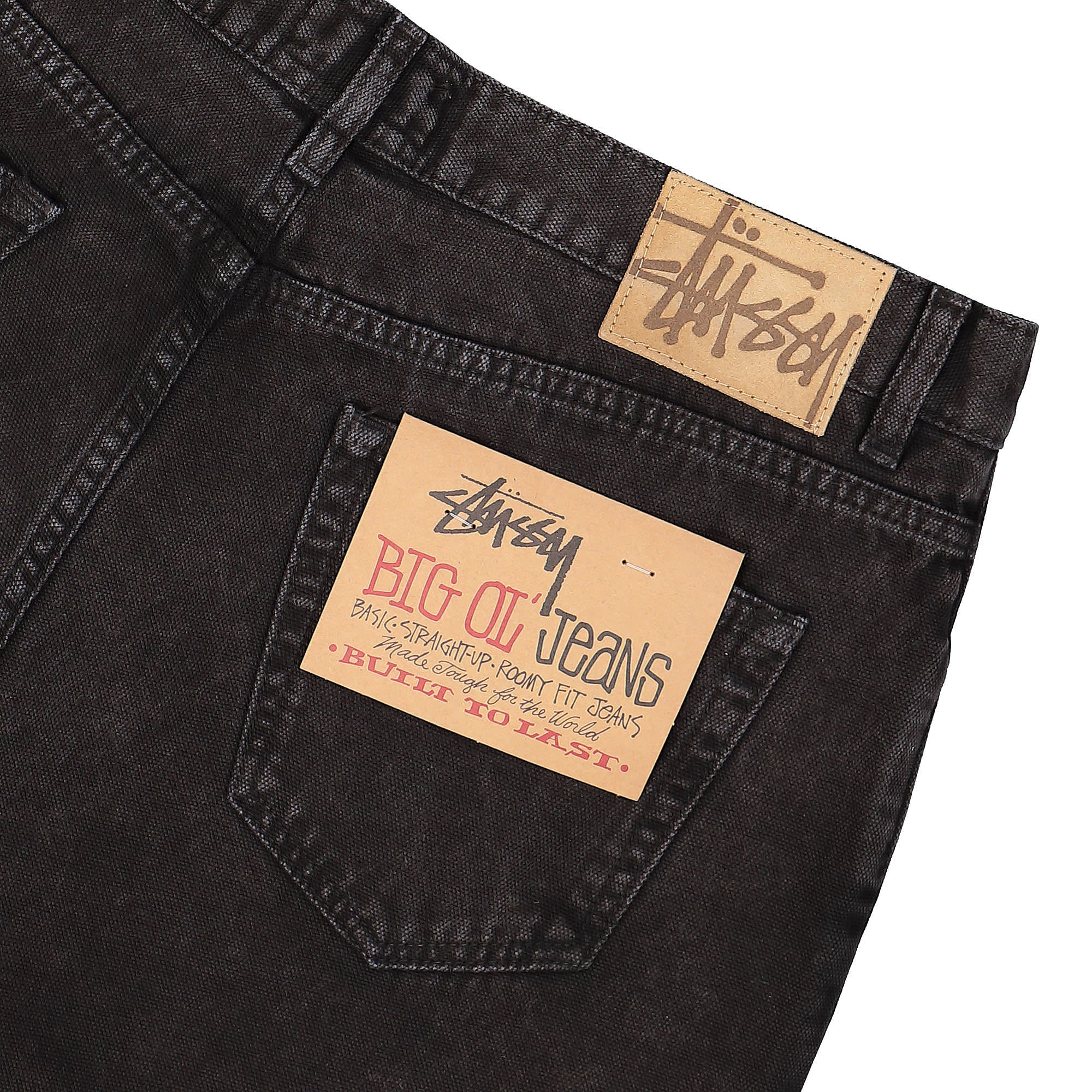 Stussy Washed Canvas Ol Jeans Black Jeans Detail view 2 | Overkill