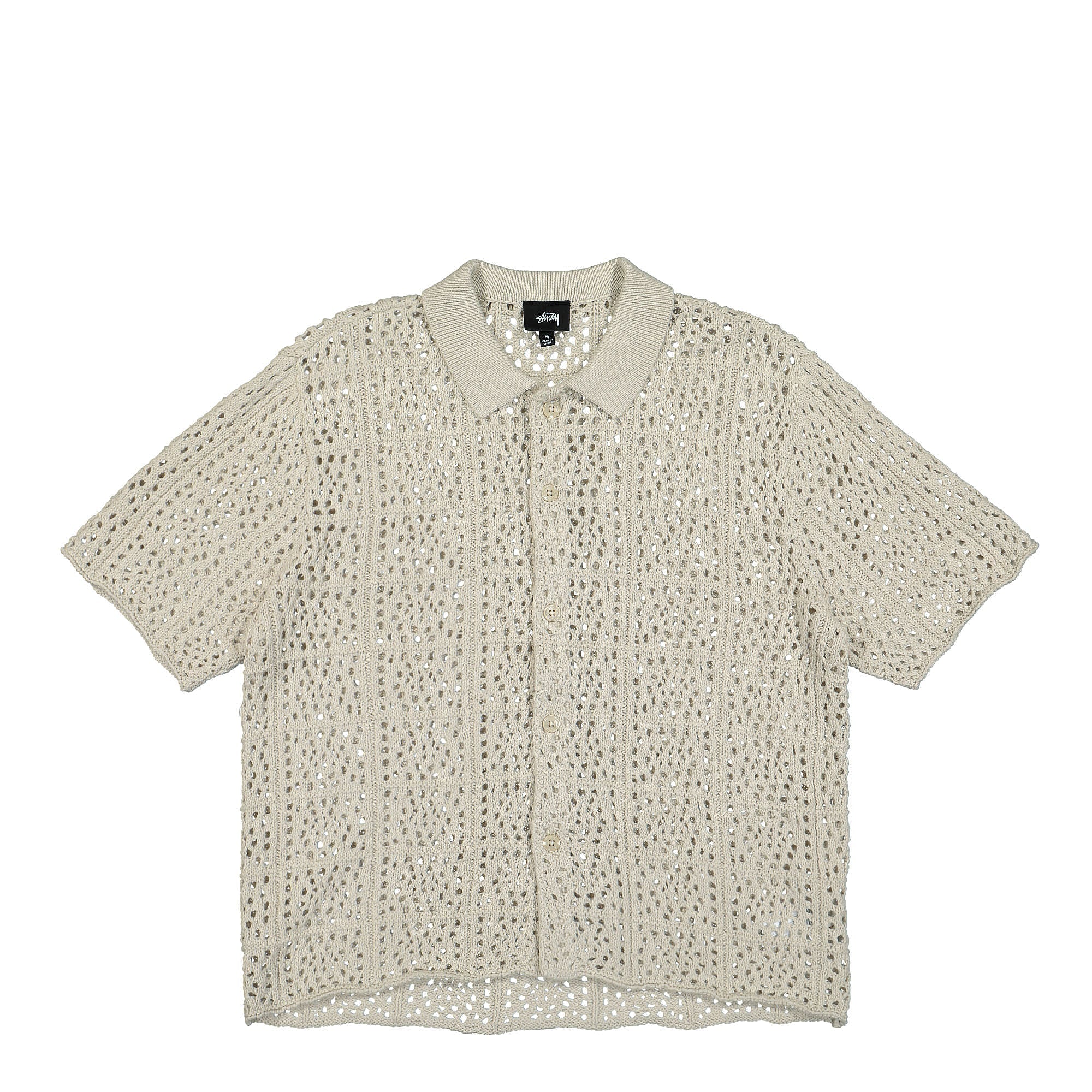 Stussy Crochet Shirt Natural Shirts 117127 / 1002 | Overkill