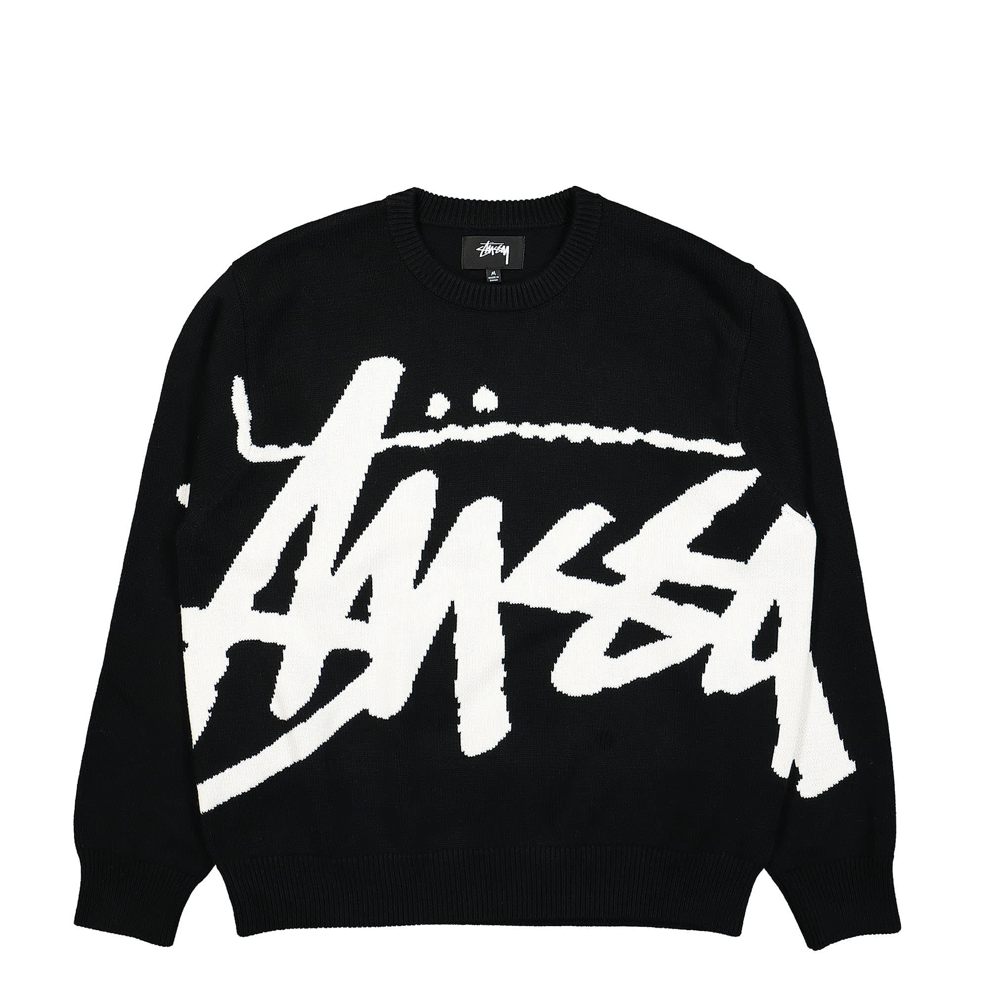 Stussy Stock Sweater Black Sweatshirts 117152 / 0001 | Overkill