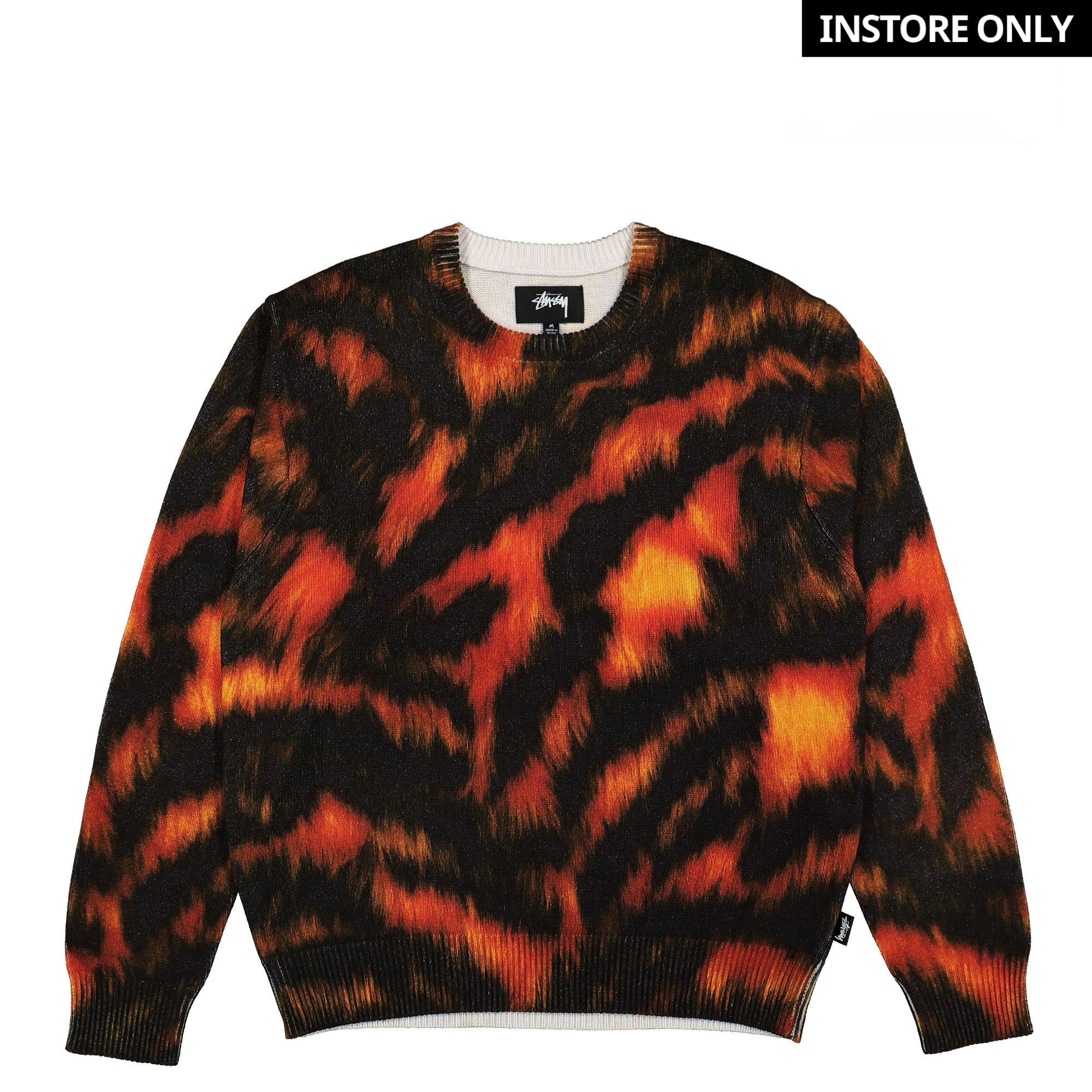 Stussy Printed Fur Sweater Tiger Sweatshirts 117171 / 924 / Tiger | Overkill