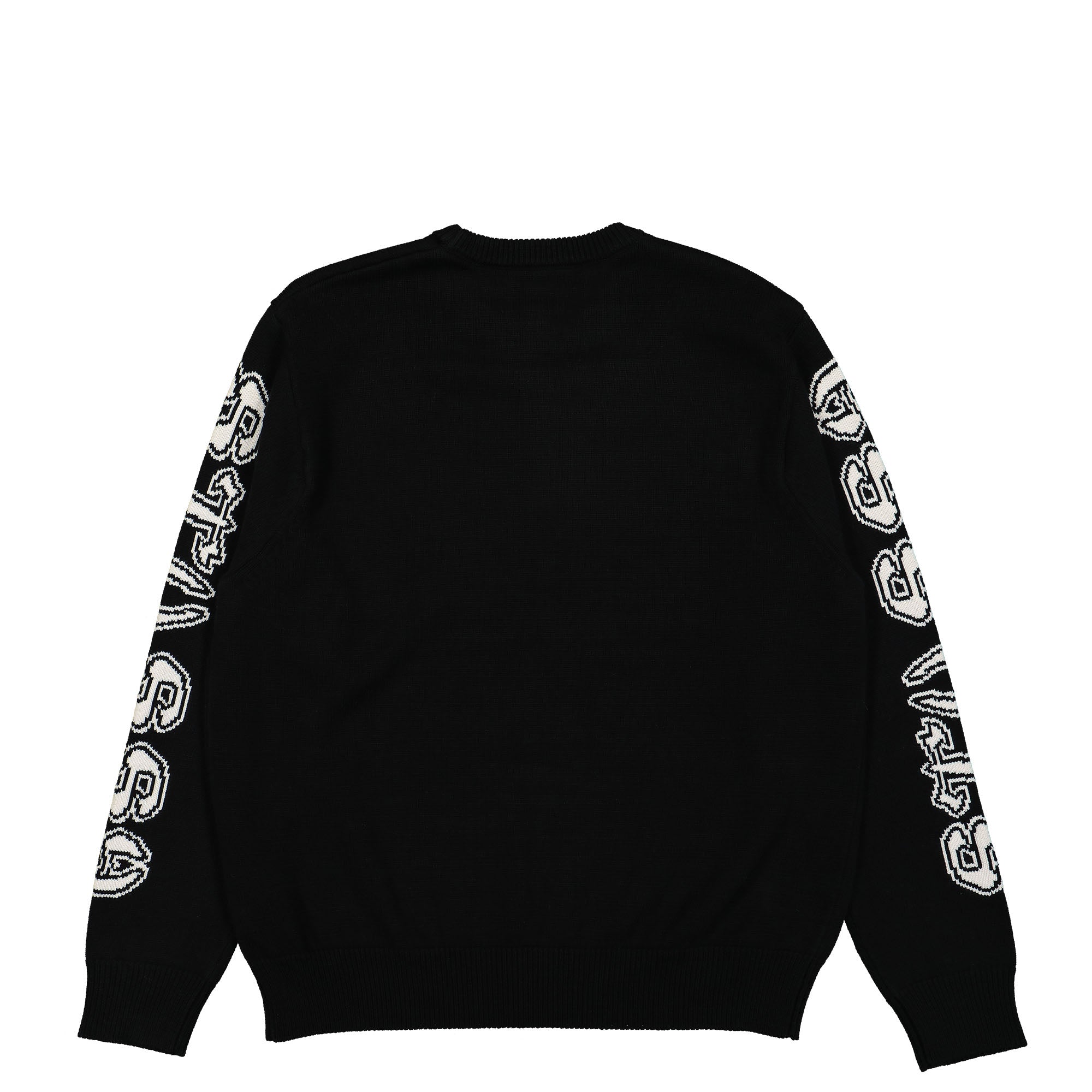 Stussy Sleeve Logo Sweater Black Sweatshirts Material | Overkill