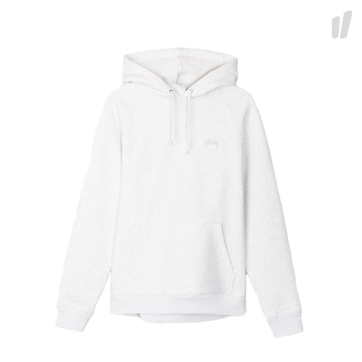 Stussy Stock Raglan Hood White Heather Hoodies 118226 / 2056 | Overkill