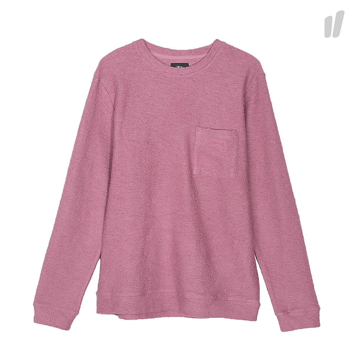 Stussy Chunky Slub Crew Mauve Sweatshirts 118240 / 0852 | Overkill