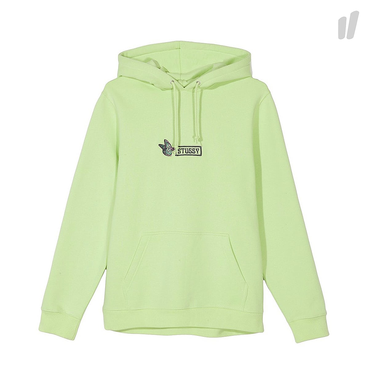 Stussy Butterfly App. Hood Pale Green Hoodies 118295 / 0453 | Overkill