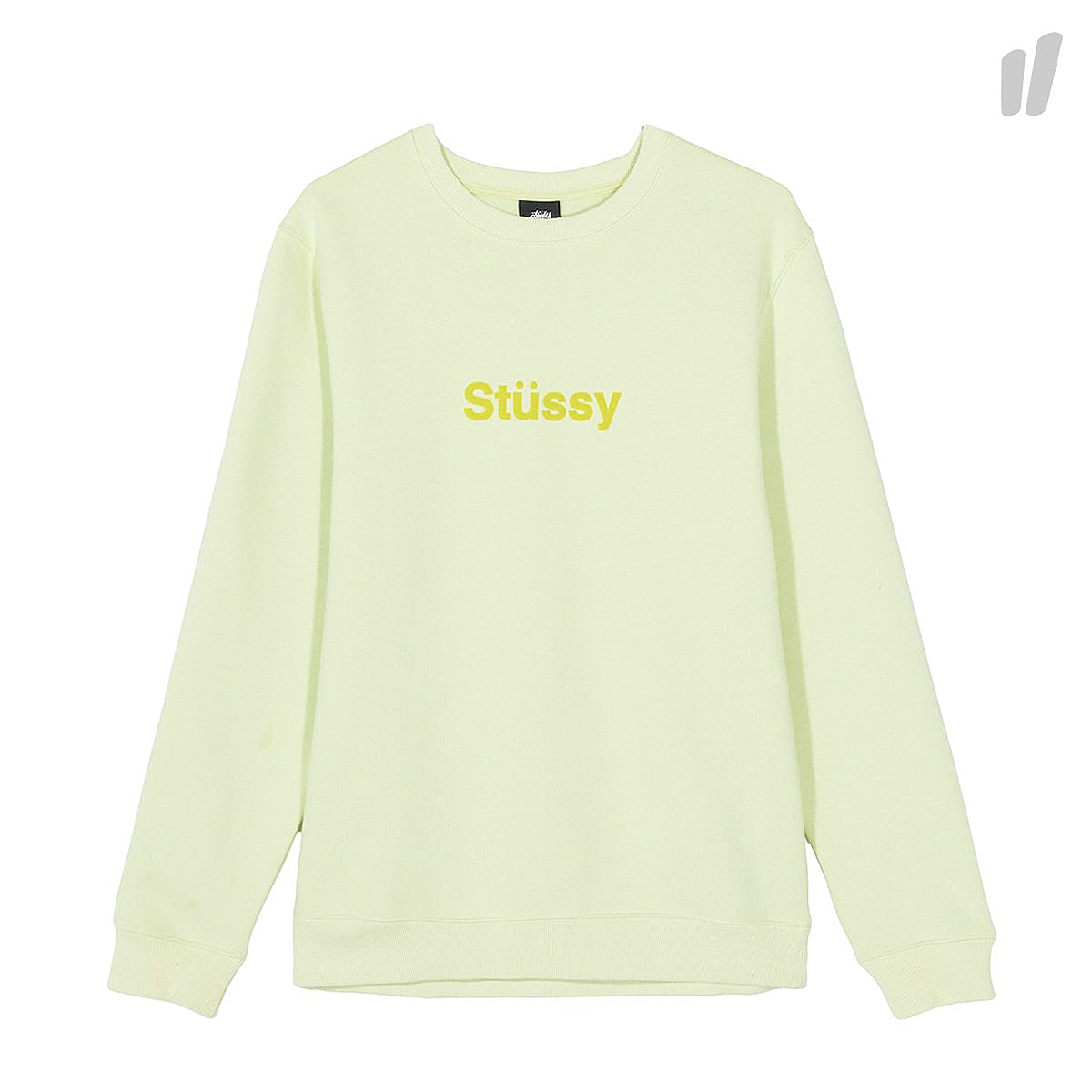 Stussy Weld Applique Crew Pale Green Sweatshirts 118305 / 0453 | Overkill