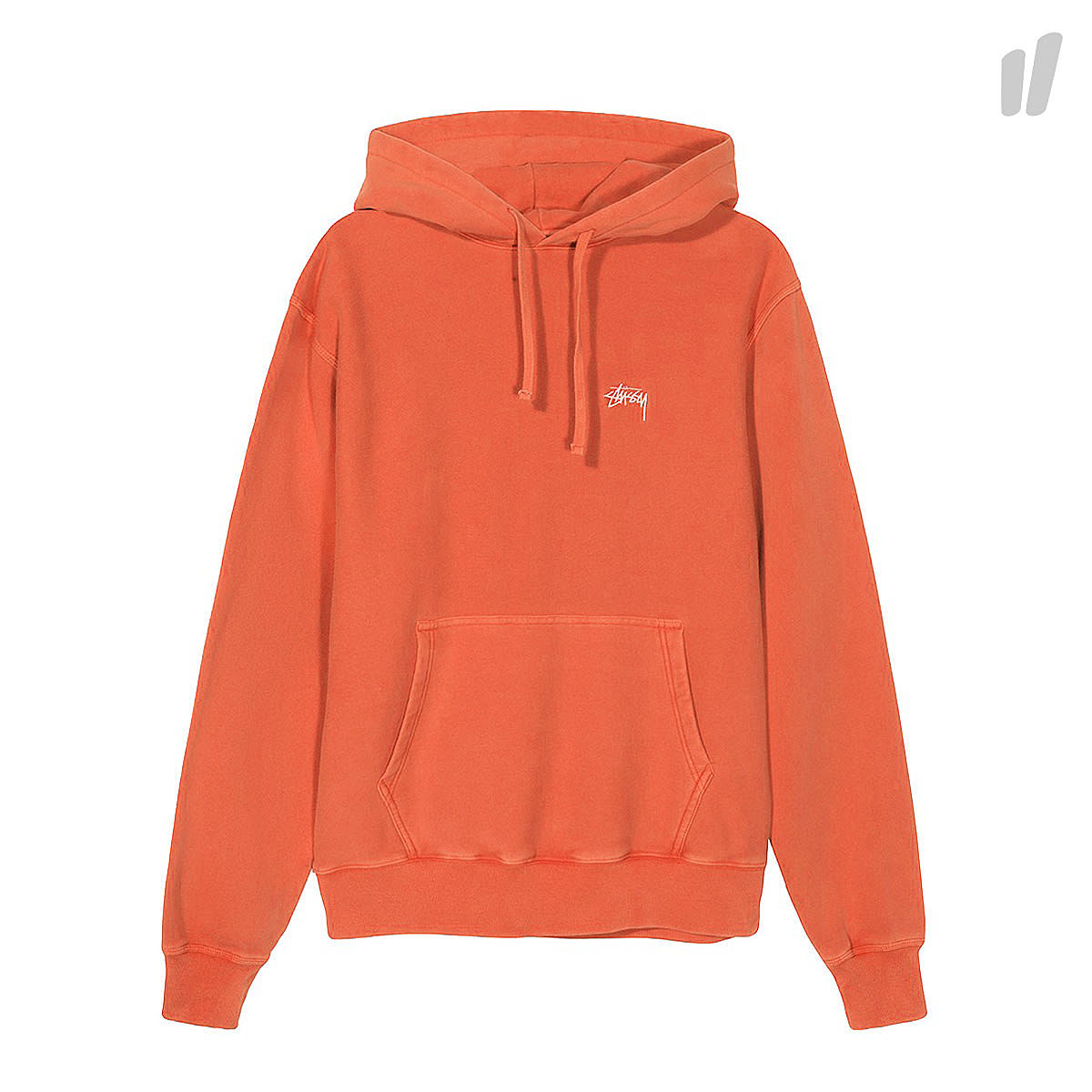 Stussy Stock Logo Hood Red Hoodies 118311 / 0601 | Overkill