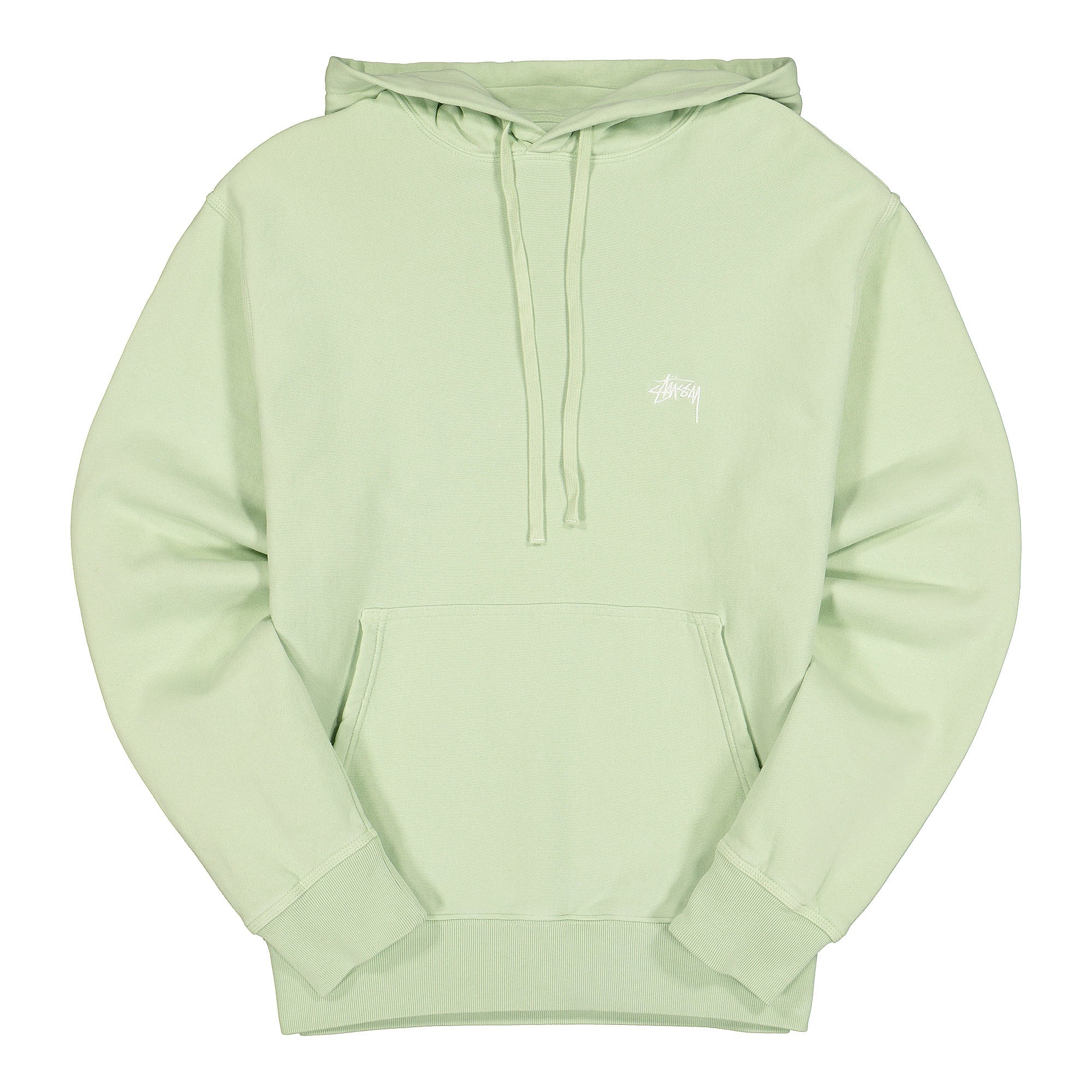 Stussy Logo Hood Green Hoodies 118364 / 0401 | Overkill
