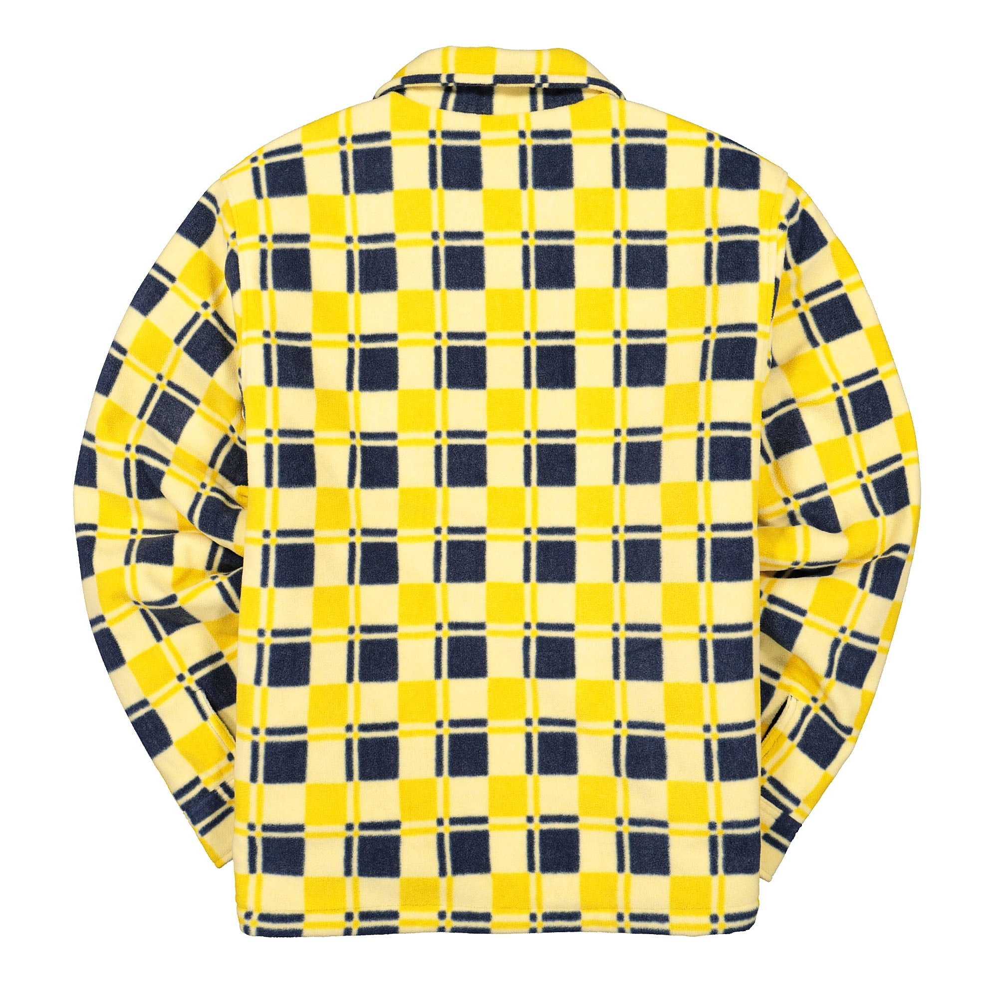 Stussy Brent Polar Fleece Jacket Yellow Fleece Jackets Material | Overkill
