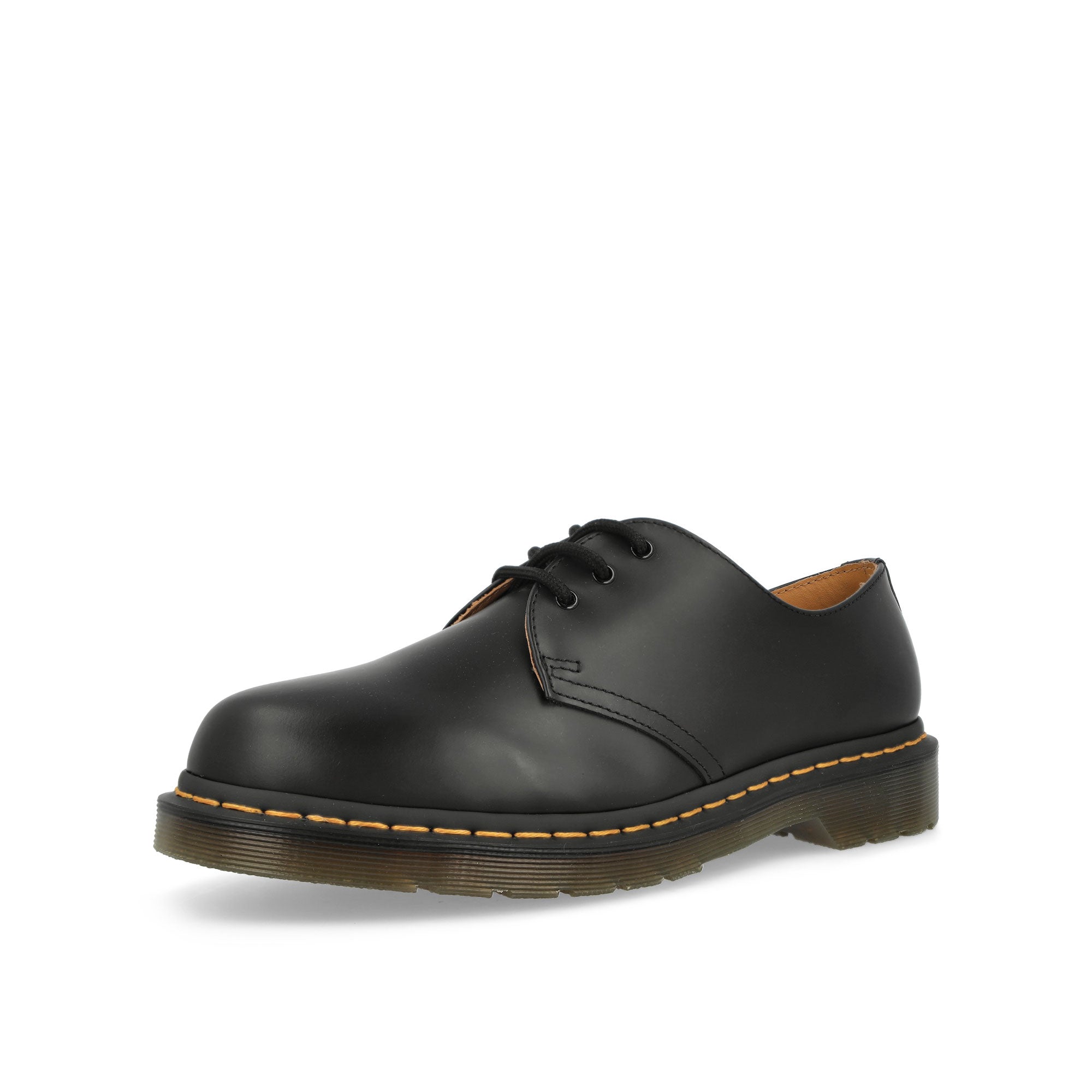 Dr. Martens 1461 Smooth Black Loafers & Lace ups Close Up | Overkill