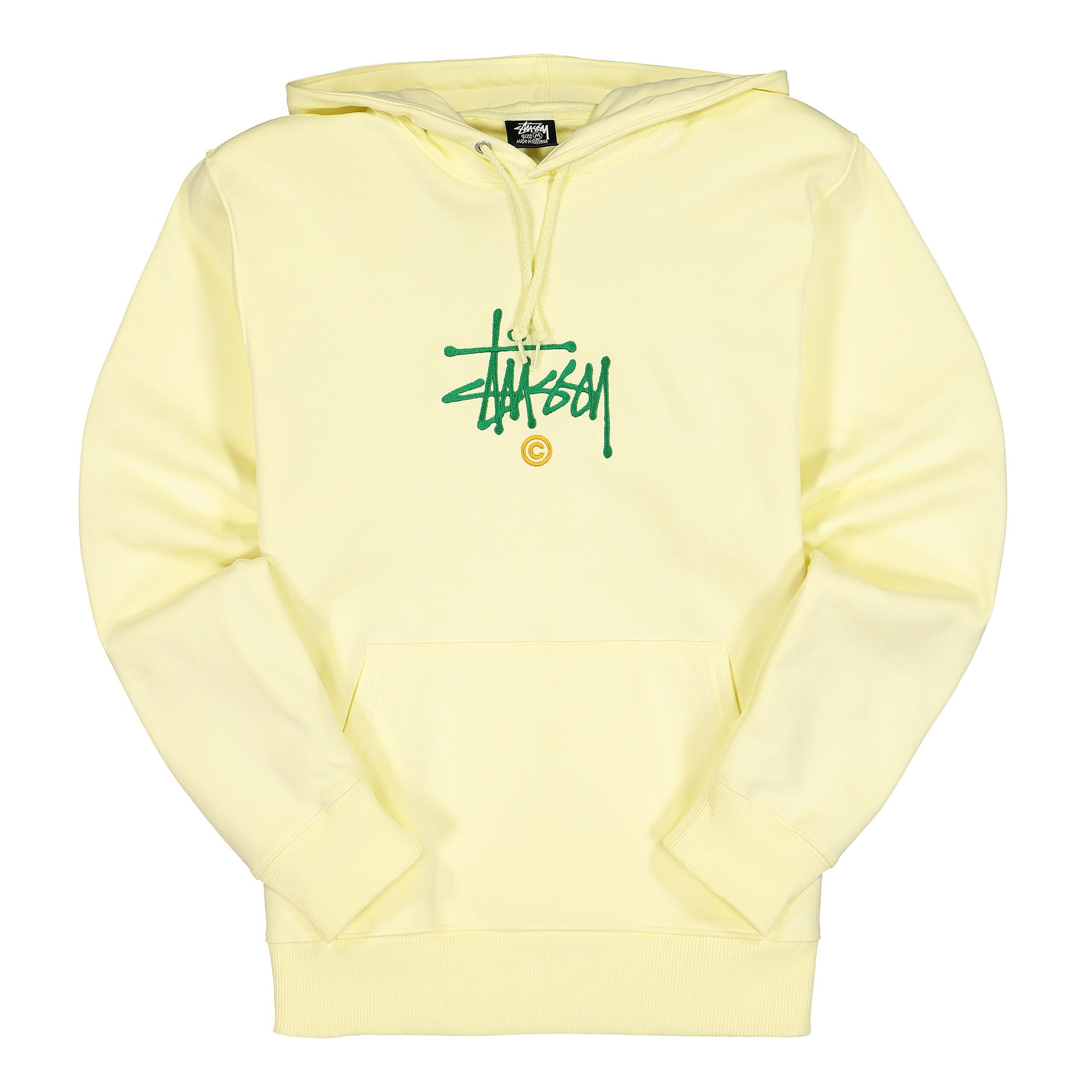Stussy Copyright Applique Hoodie Pale Yellow Hoodies 118431 / 1637 | Overkill