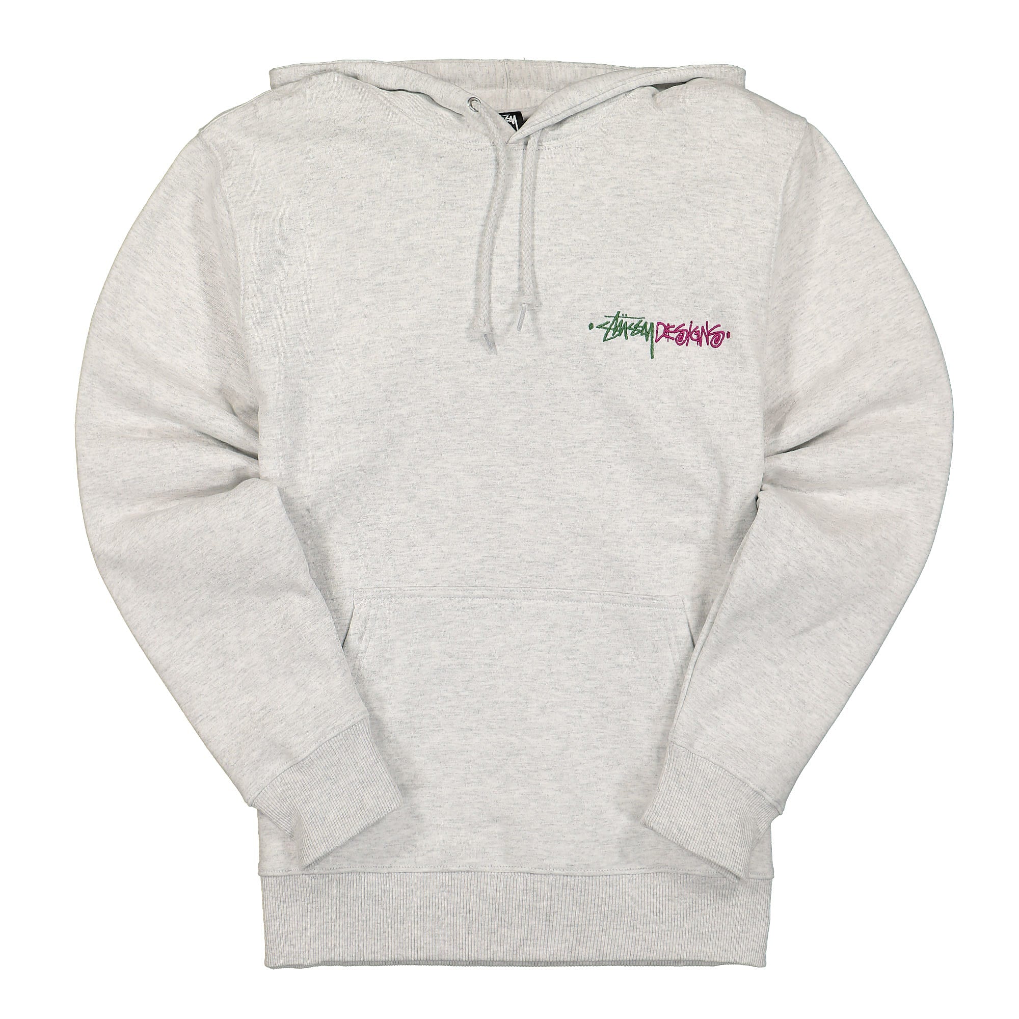 Stussy Positive Vibrations Applique Hood Ash Heather Hoodies 118442 / 0062 | Overkill