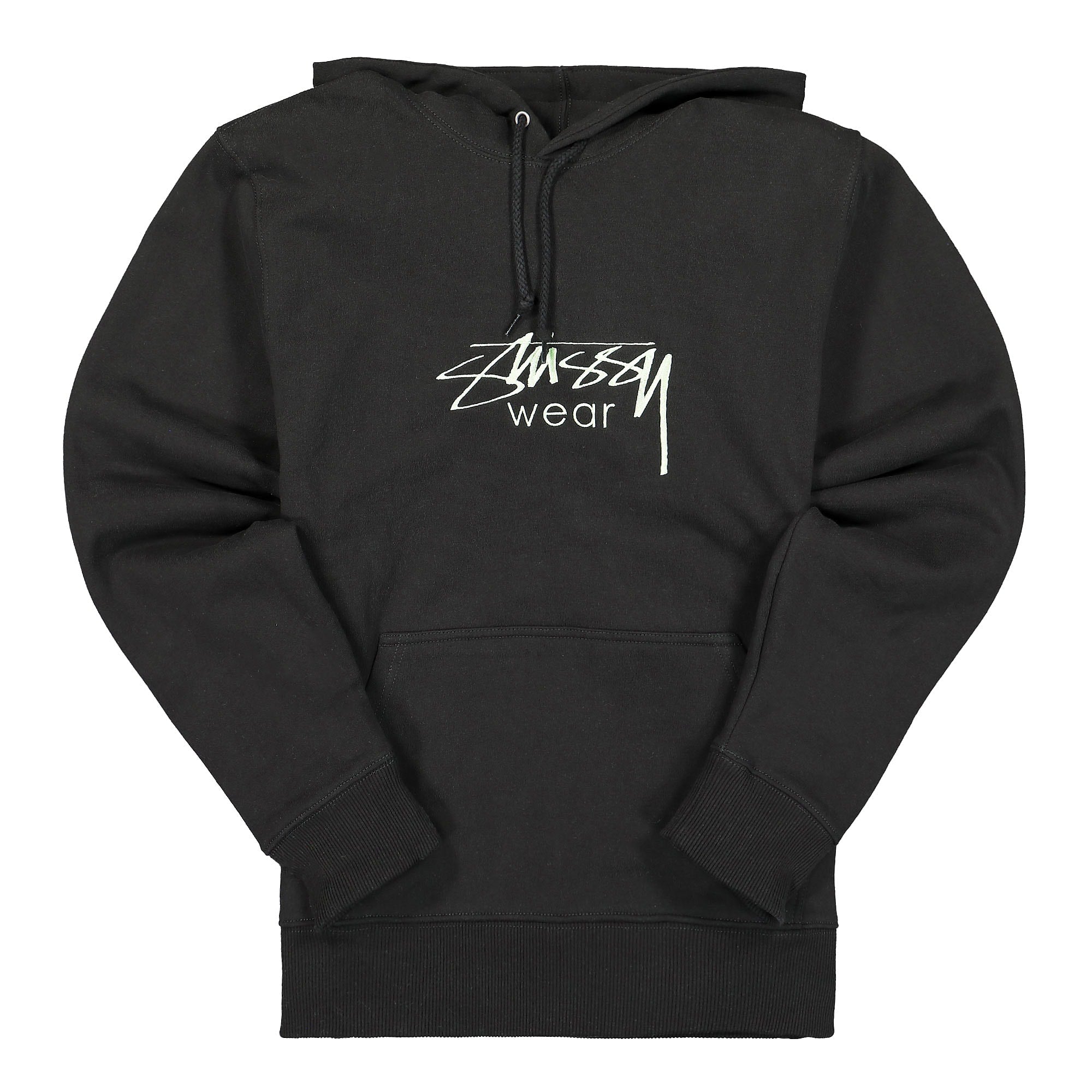 Stussy Wear Applique Hoodie Black Hoodies 118446 / 0001 | Overkill