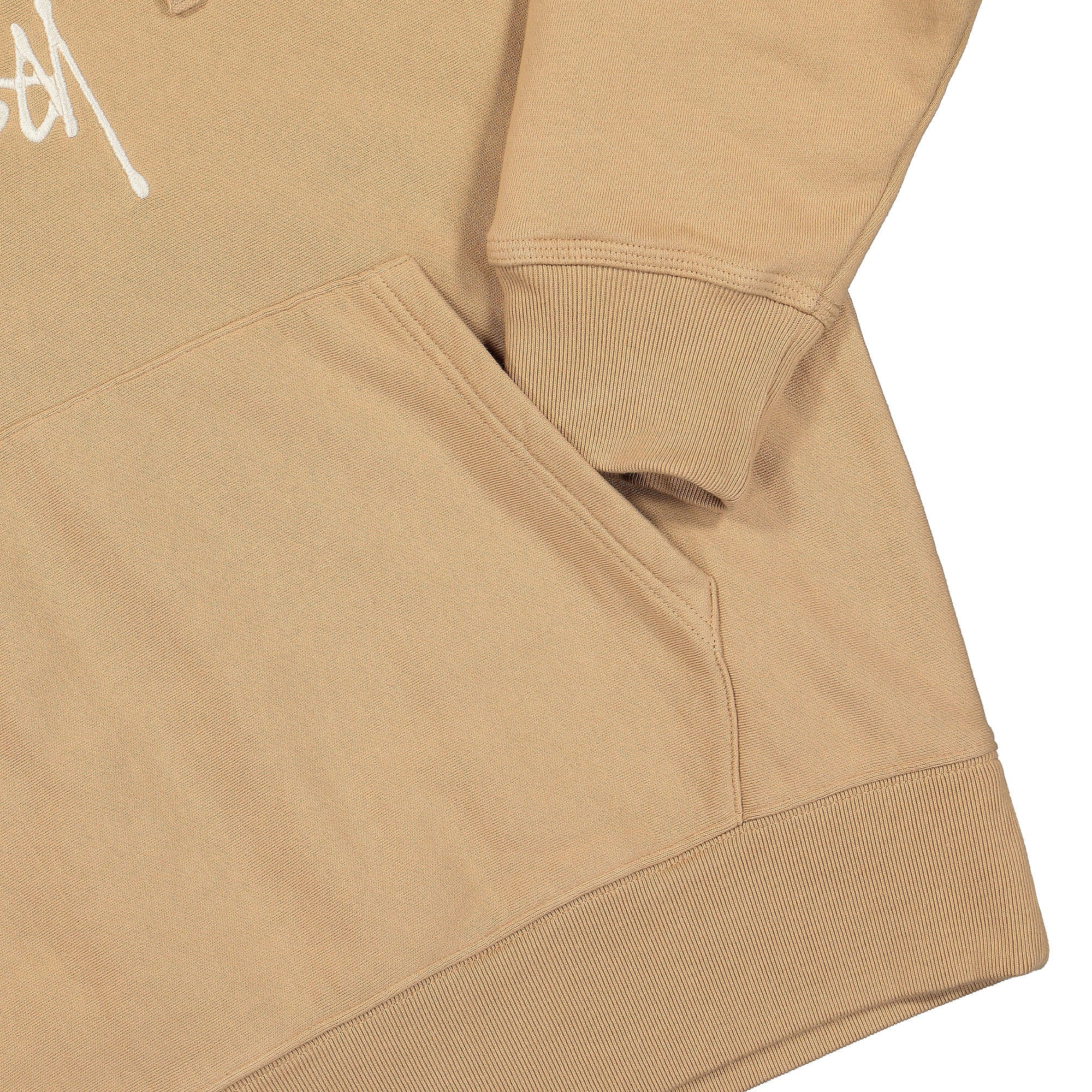Stussy Basic Applique Hood Beige Hoodies Detailfoto | Overkill