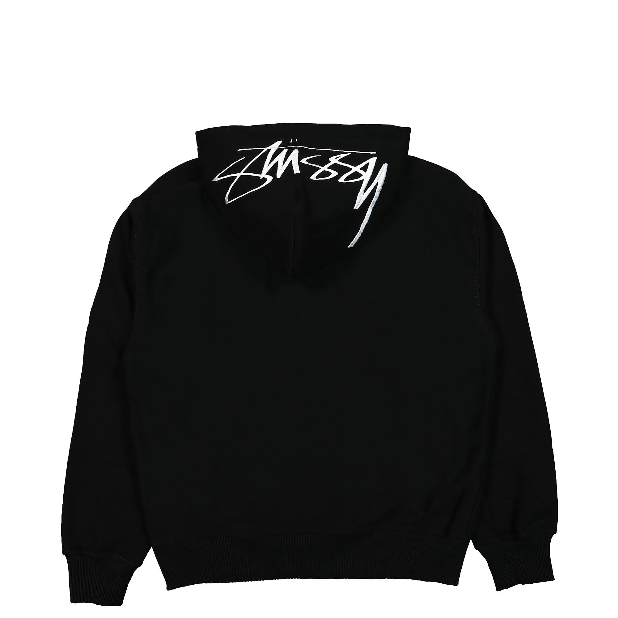 Stussy Back Hood Applique Hood Black Hoodies Material | Overkill