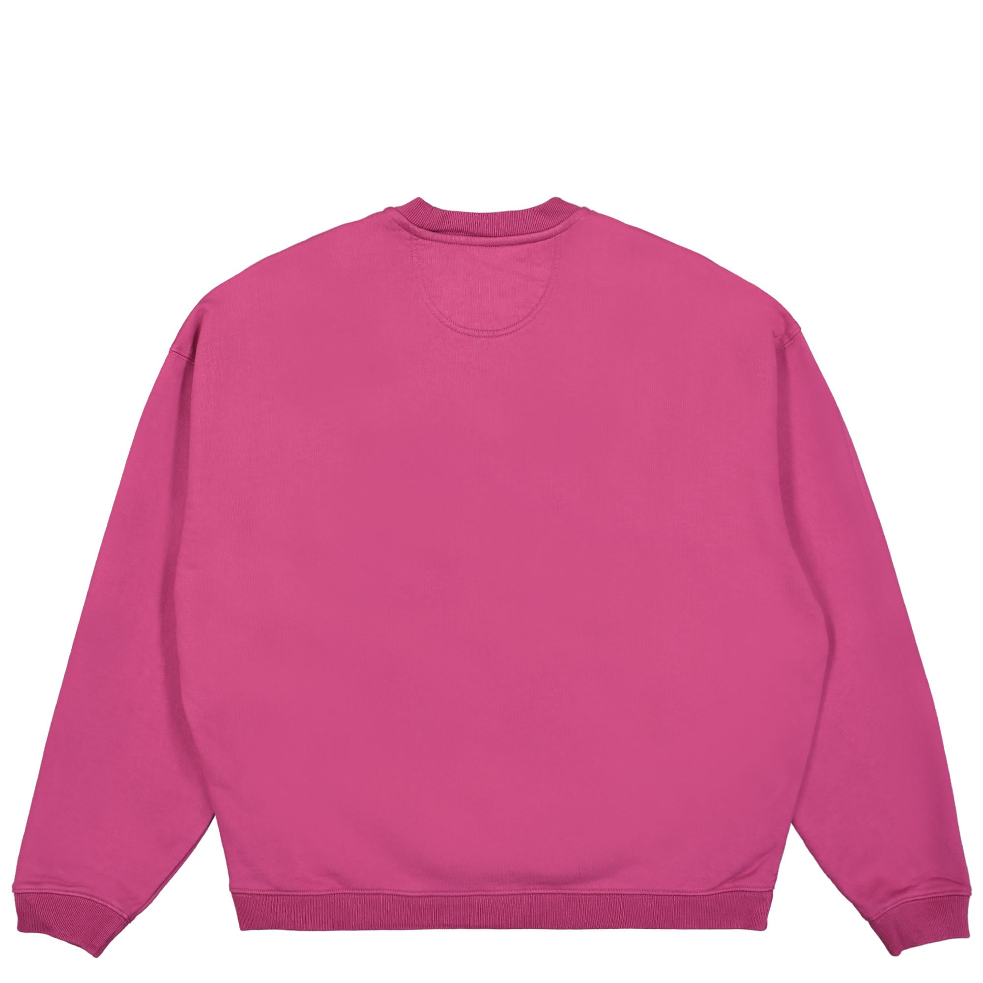 Stussy Relaxed Oversized Crew Magenta Sweatshirts Material | Overkill