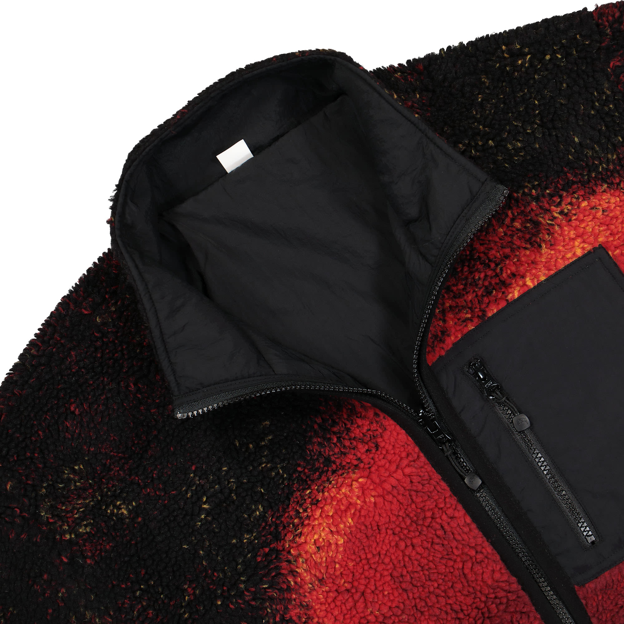 Stussy Sherpa Reversible Jacket Lava Jackets Detail view 1 | Overkill