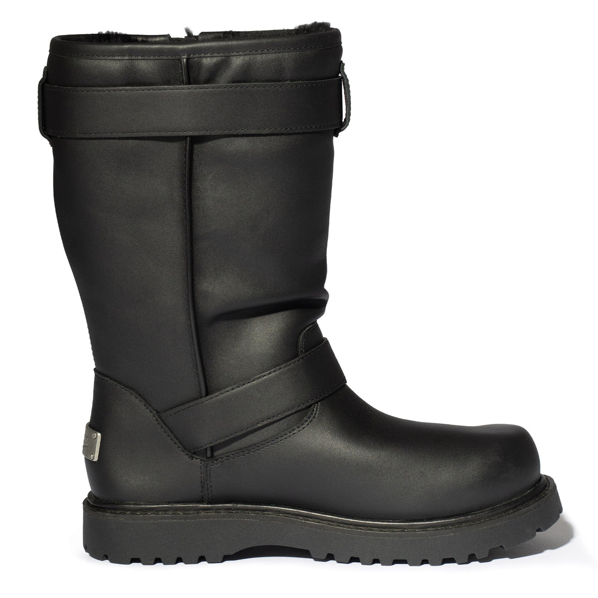 Willy Chavarria x UGG Biker Black Boots 1186775-BLK Silhouette | Overkill