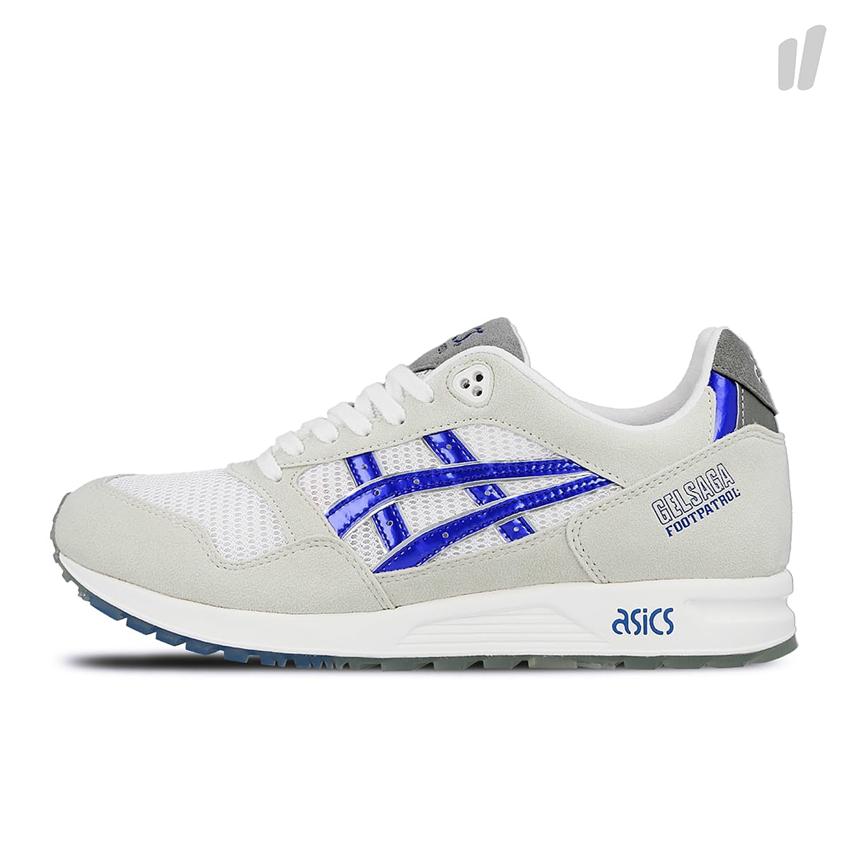 Asics gel saga Titanium Grey-Iridium Blue Low Top Sneakers 1191A059-022 | Overkill