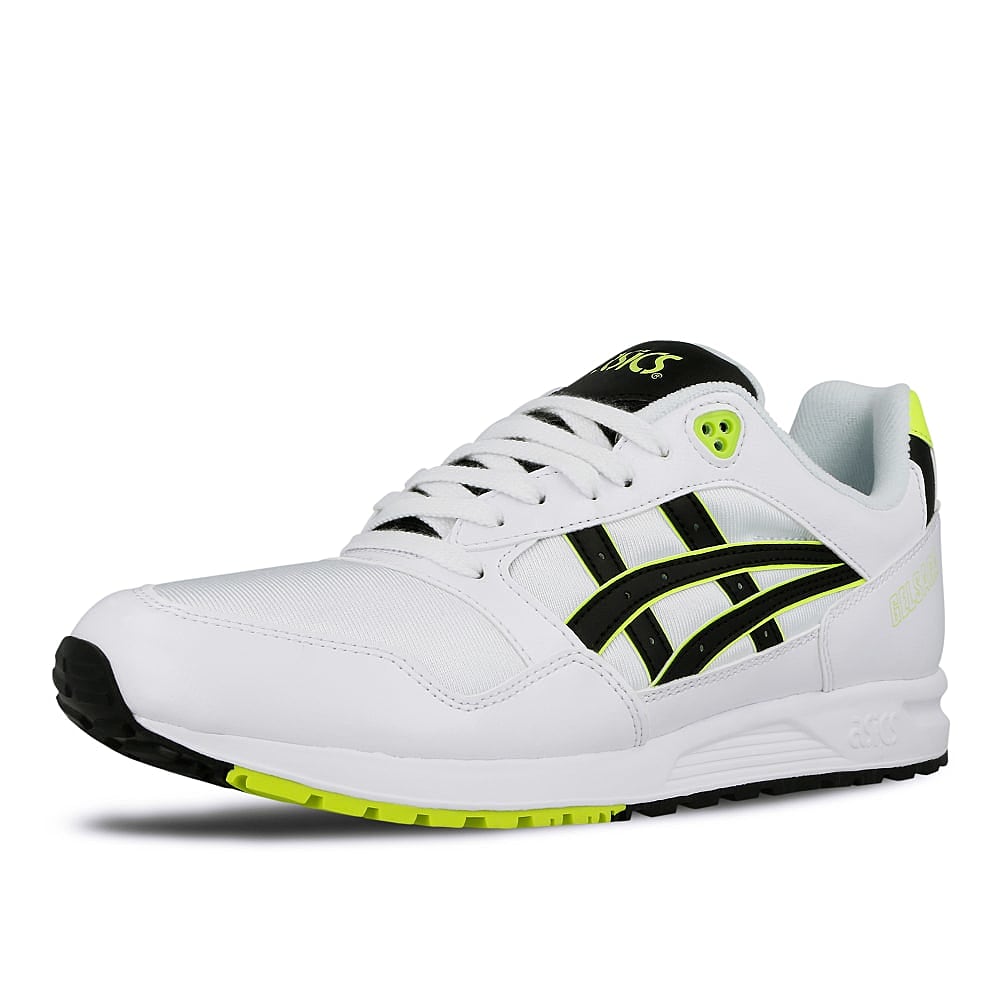 Asics gel saga White-Black Low Top Sneakers Close Up | Overkill
