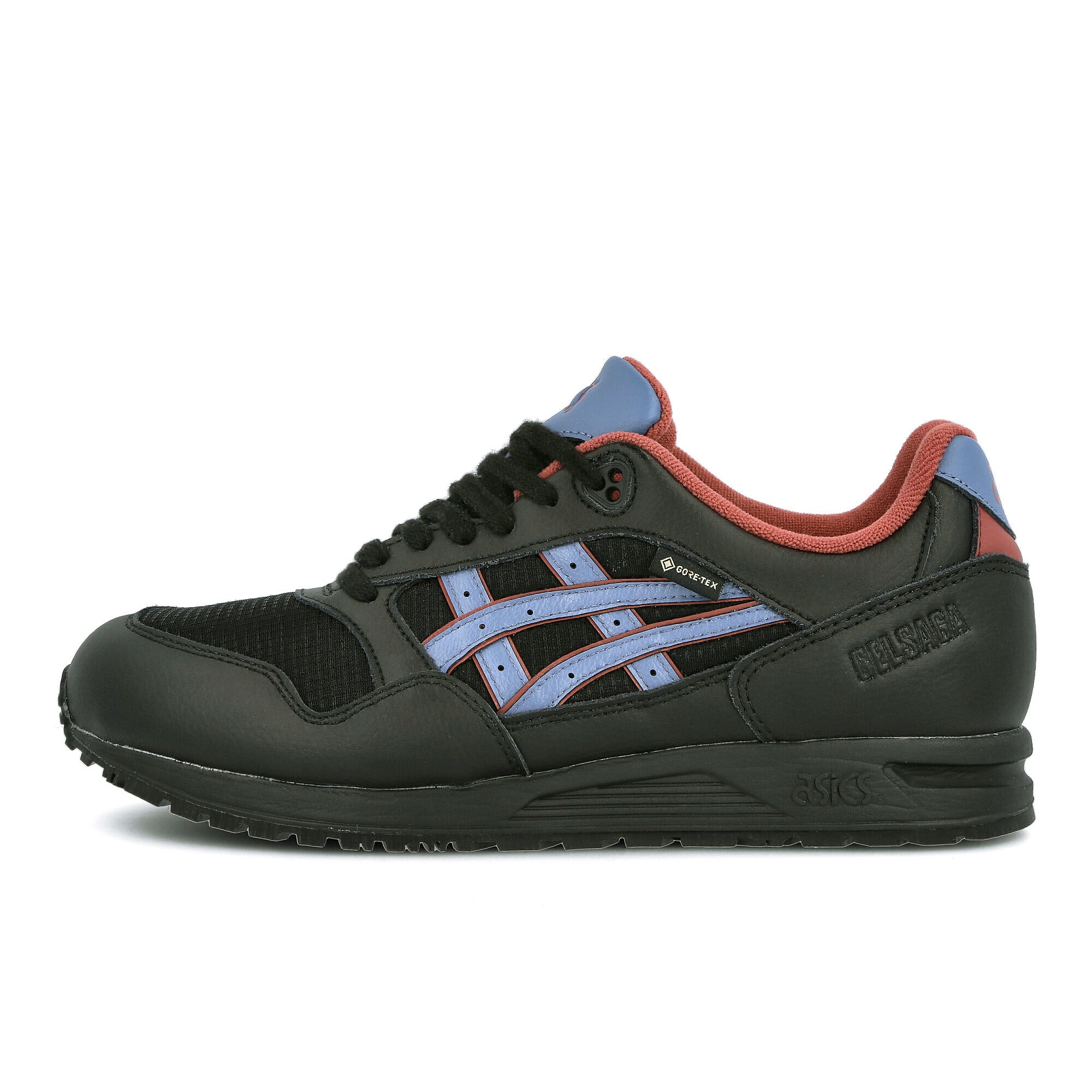 Asics gel saga g-tx Black-Grey Floss Low Top Sneakers 1191A286-002 | Overkill