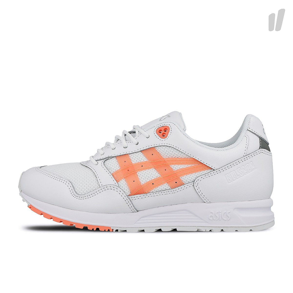 Asics wmns gel saga White-Sun Coral Sneakers 1192A059-101 | Overkill
