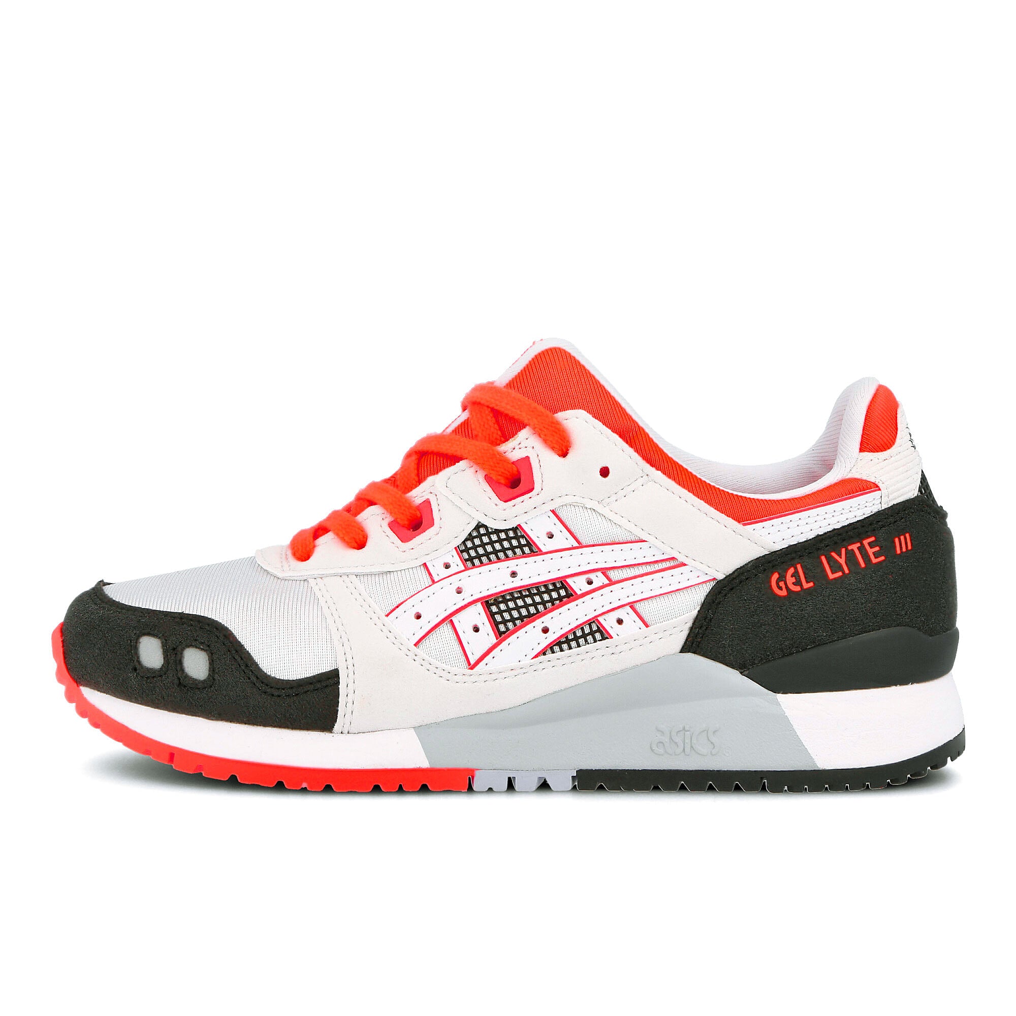 Asics wmns gel lyte iii og White-Flash Coral Sneakers 1192A178-101 | Overkill