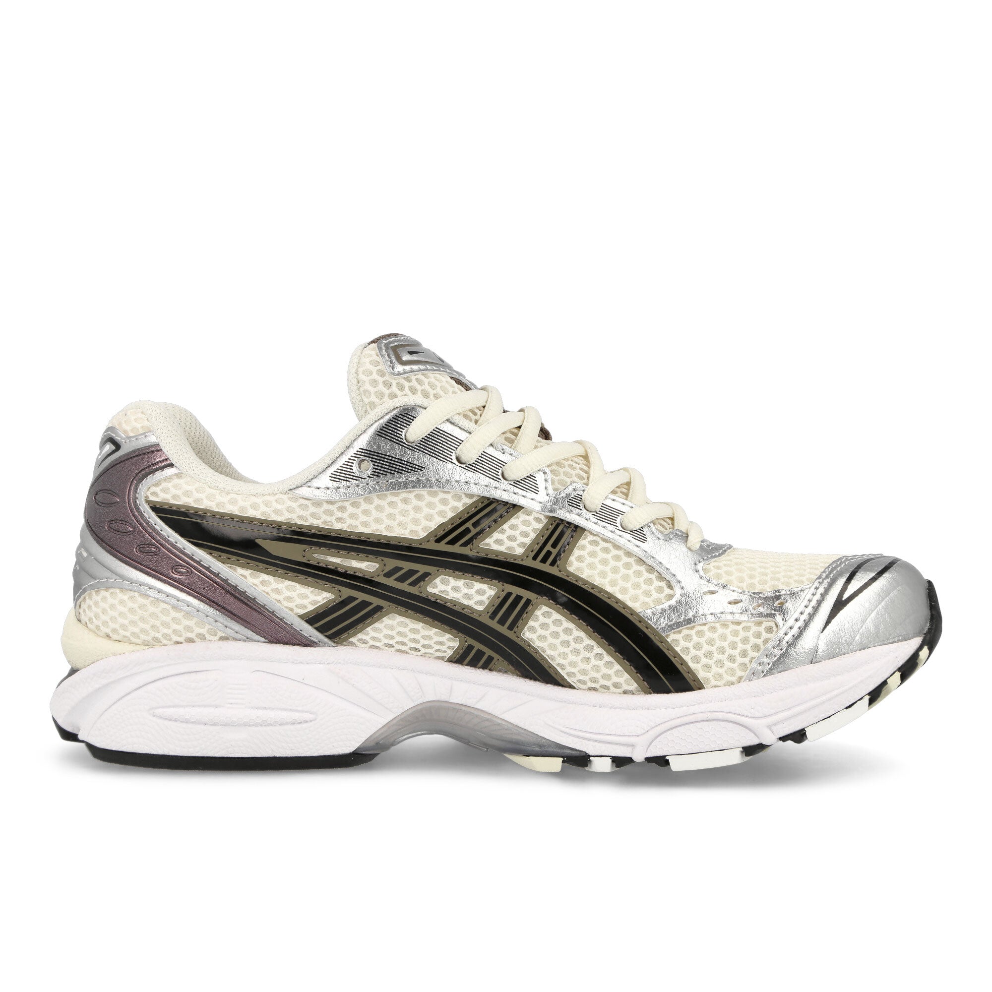 Asics Gel-Kayano 14 Cream / Black Low Top Sneakers Silhouette | Overkill