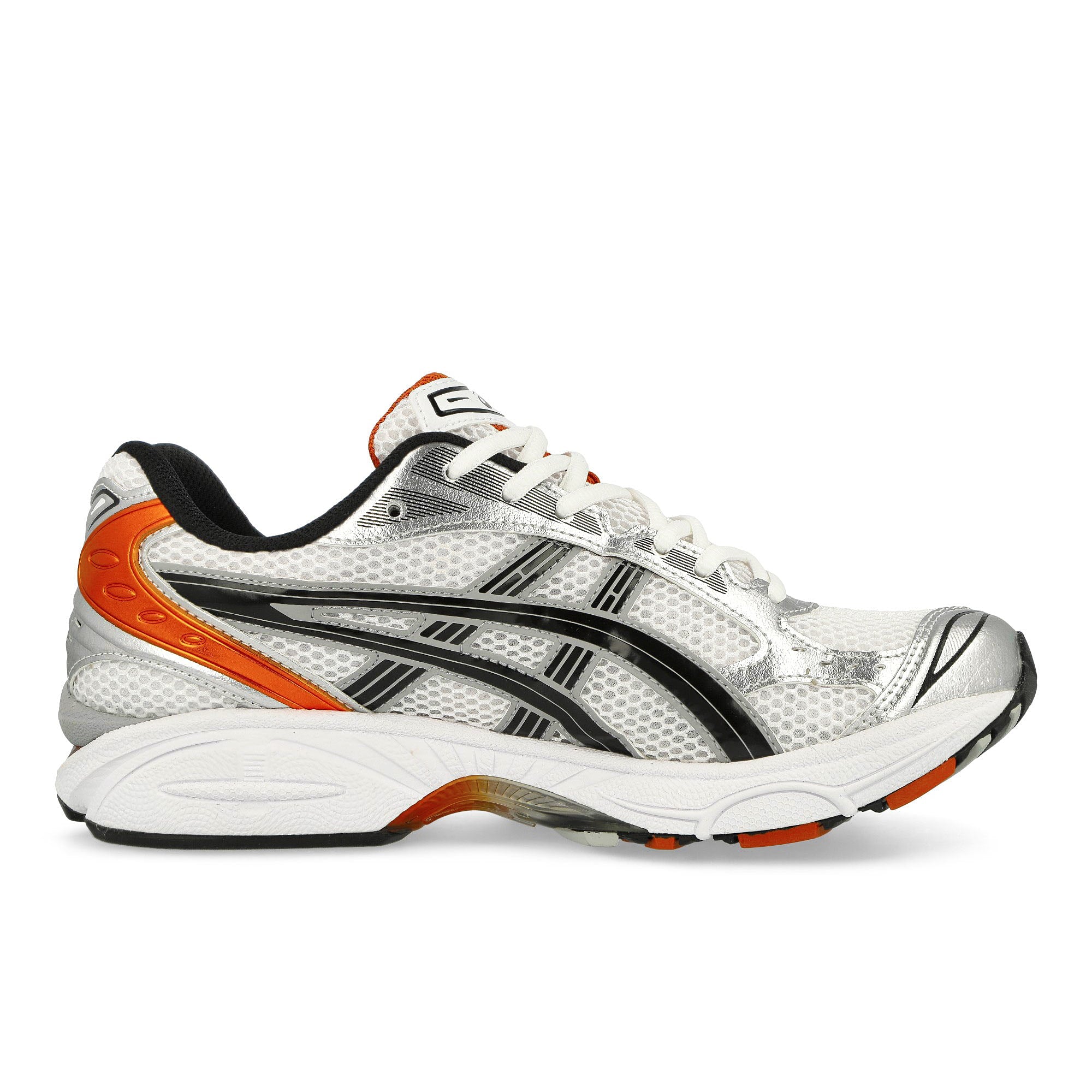 Asics Gel-Kayano 14 White / Piquant Orange Low Top Sneakers Silhouette | Overkill