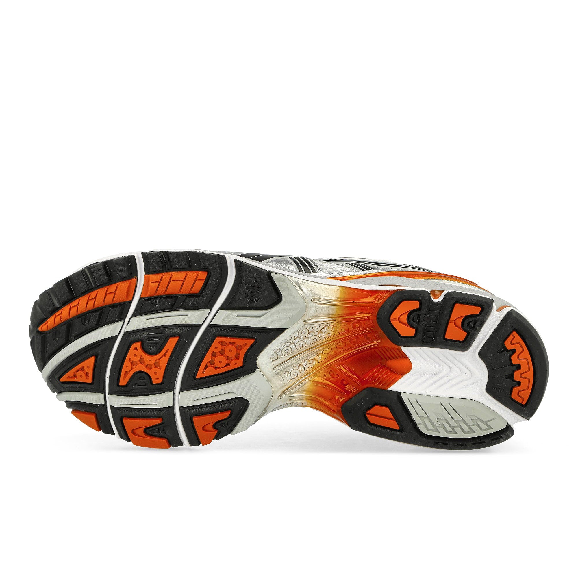 Asics Gel-Kayano 14 White / Piquant Orange Low Top Sneakers Detail View 1 | Overkill