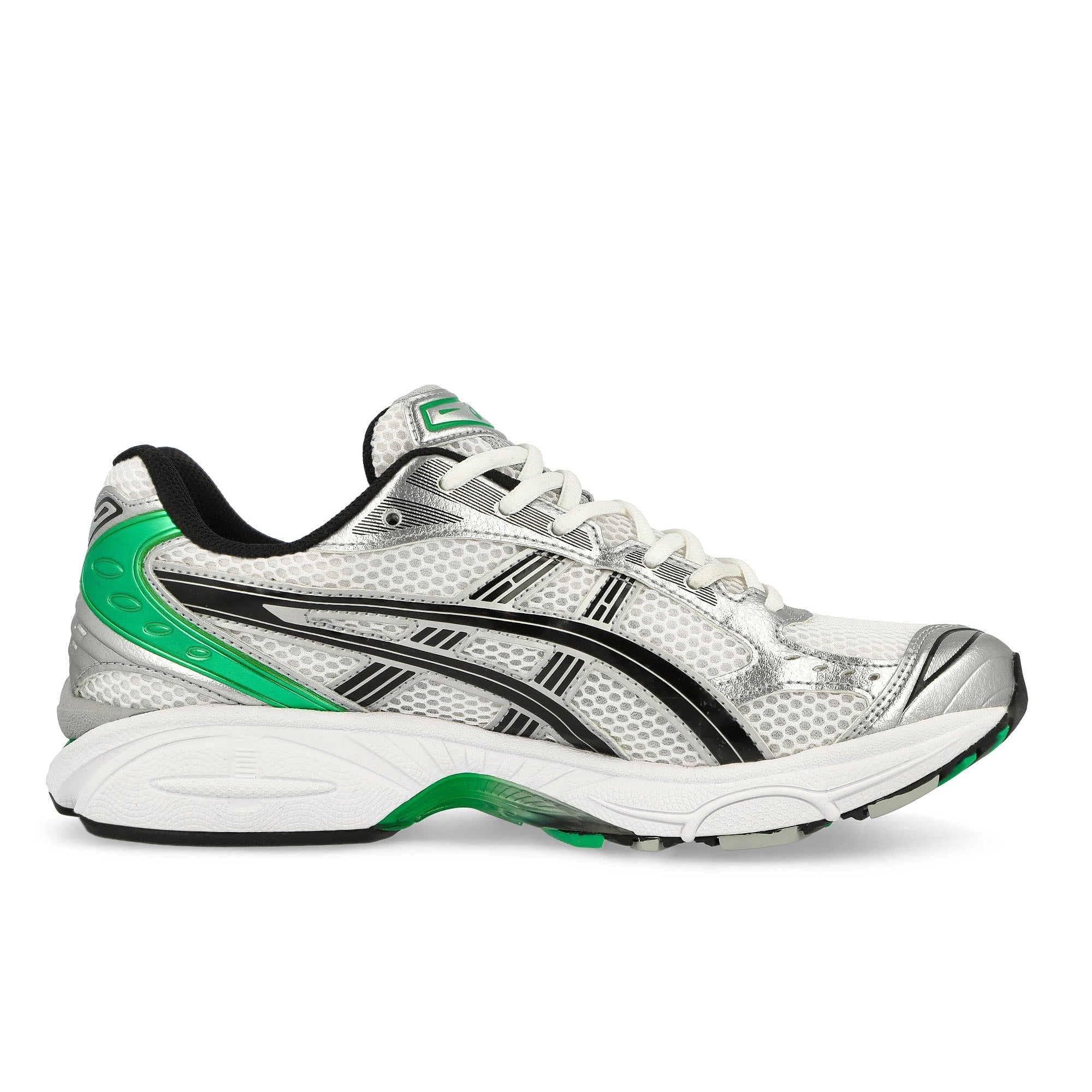 Asics Gel-Kayano 14 White / Malachite Green Low Top Sneakers Silhouette | Overkill