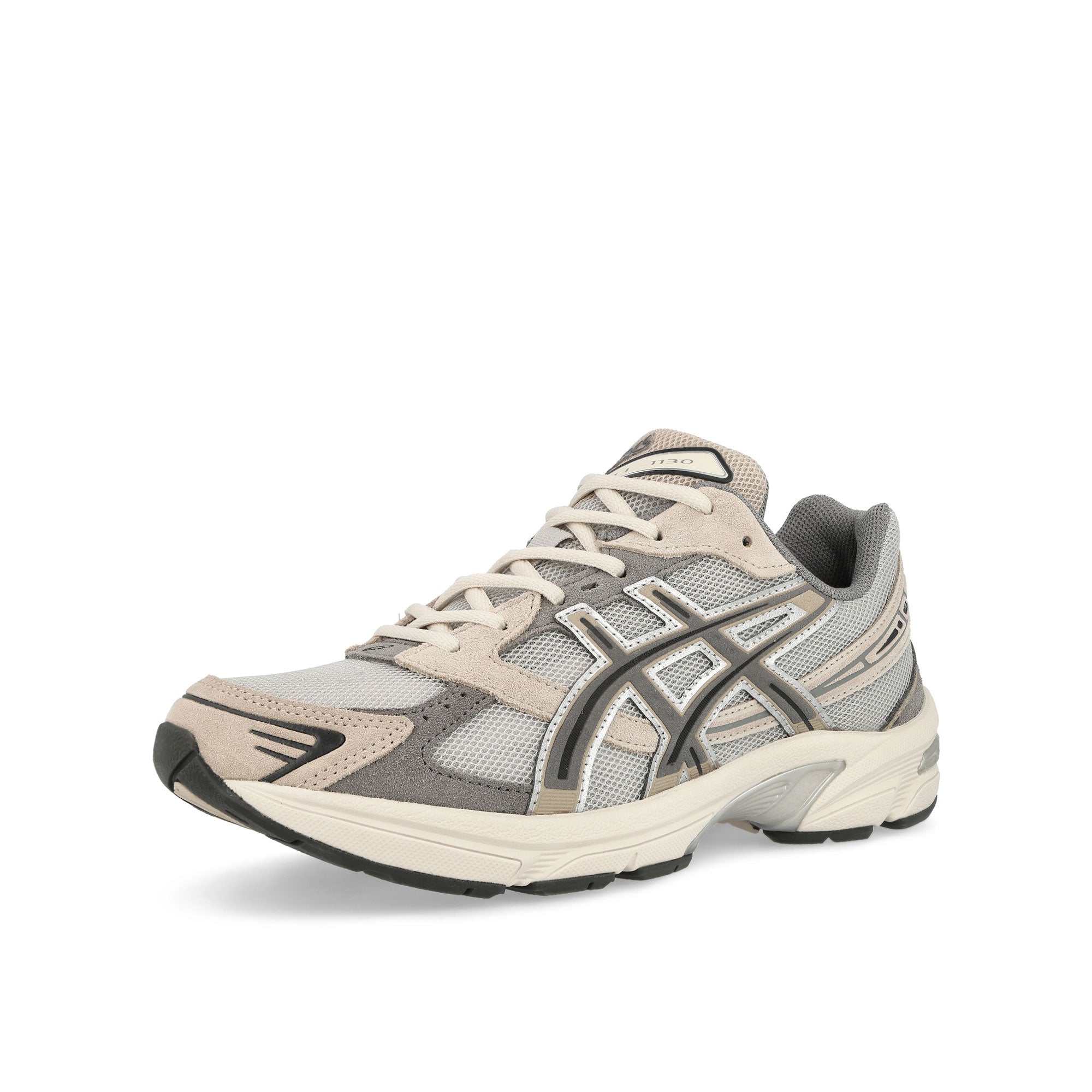 Asics Gel-1130 Oyster Grey / Clay Grey Low Top Sneakers Close Up | Overkill