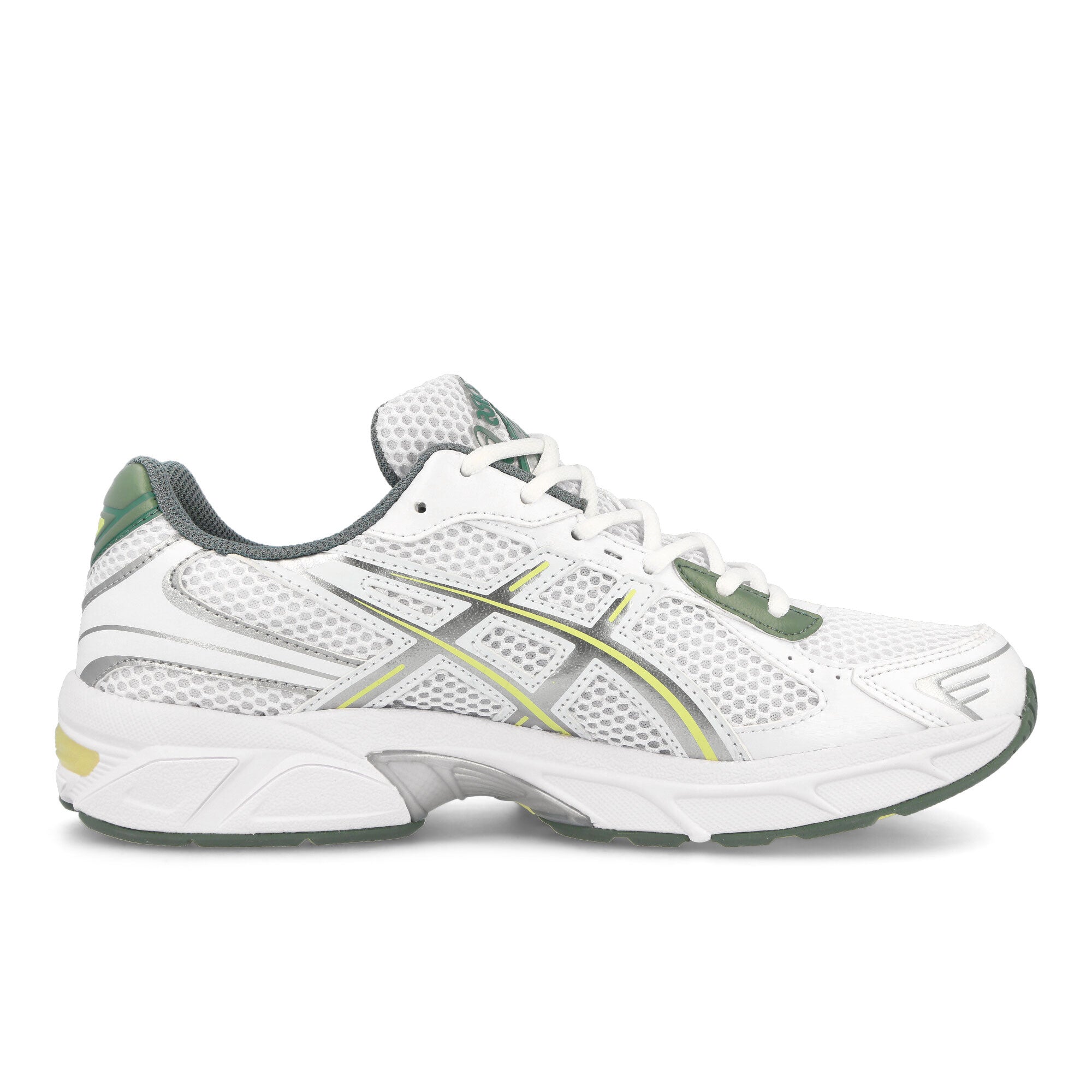 Asics Gel-1130 White / Huddle Yellow Low Top Sneakers Silhouette | Overkill