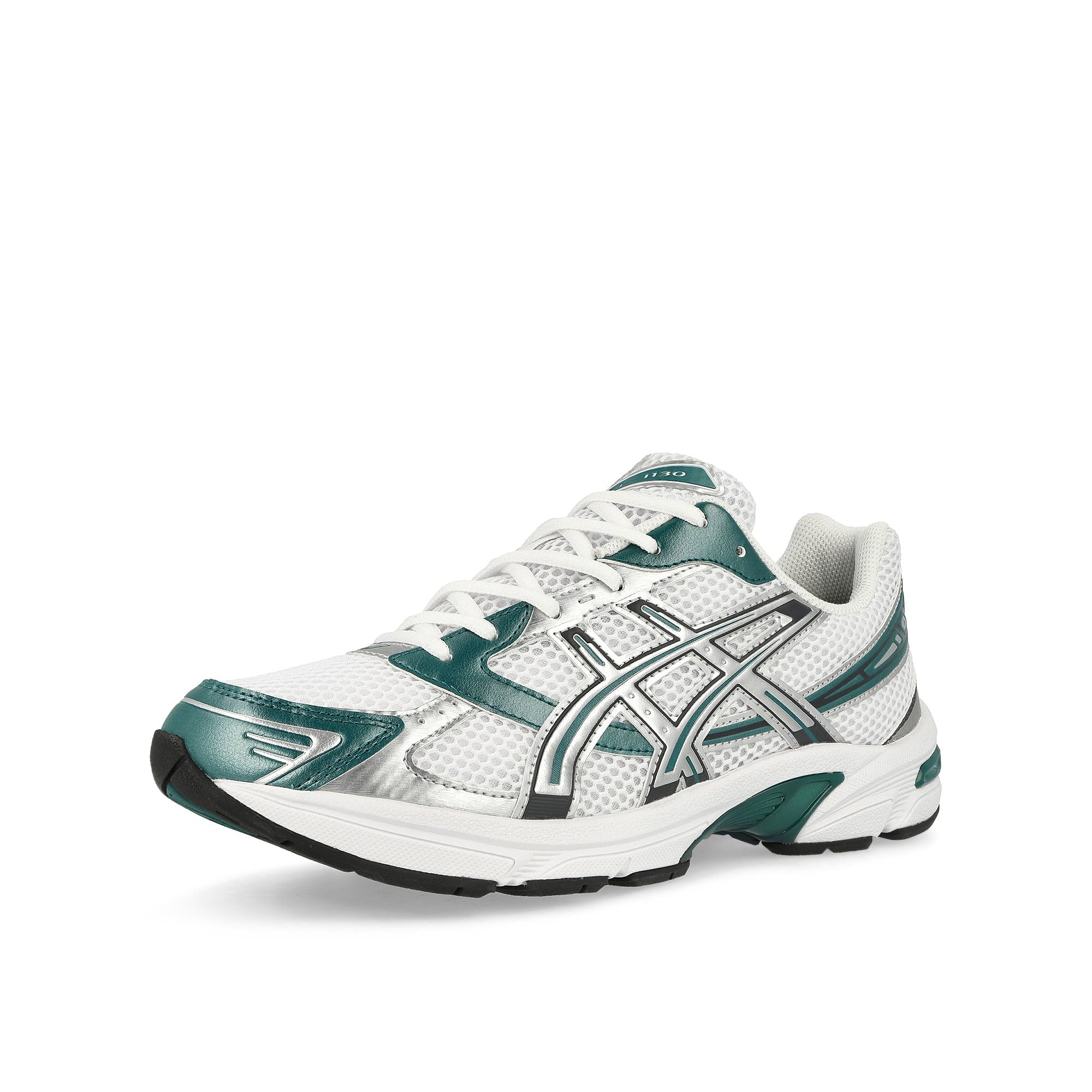 Asics Gel-1130 White / Dark Neptune Low Top Sneakers Close Up | Overkill