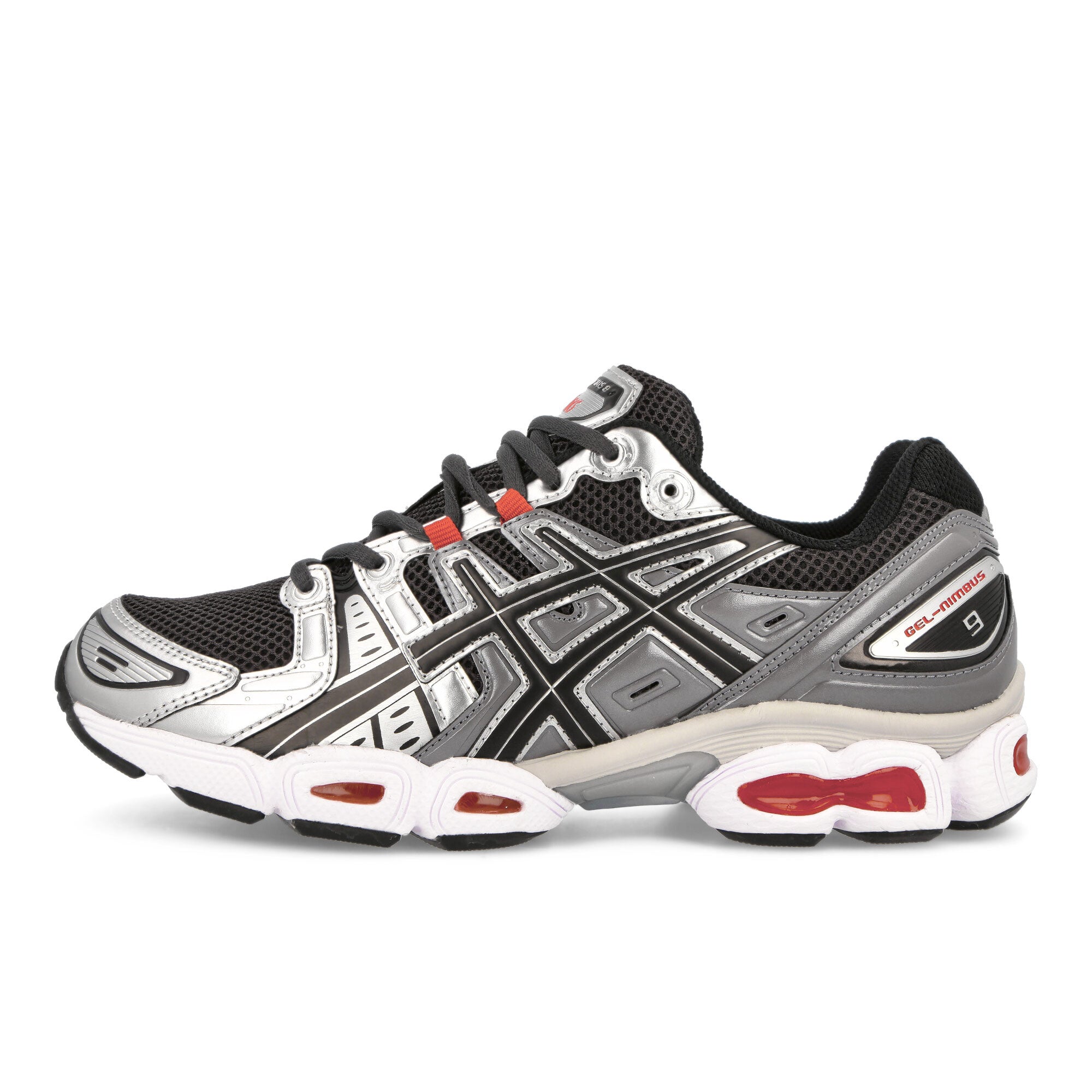Asics Gel-Nimbus 9 Graphite Grey / Pure Silver Low Top Sneakers 1201A424-023 | Overkill