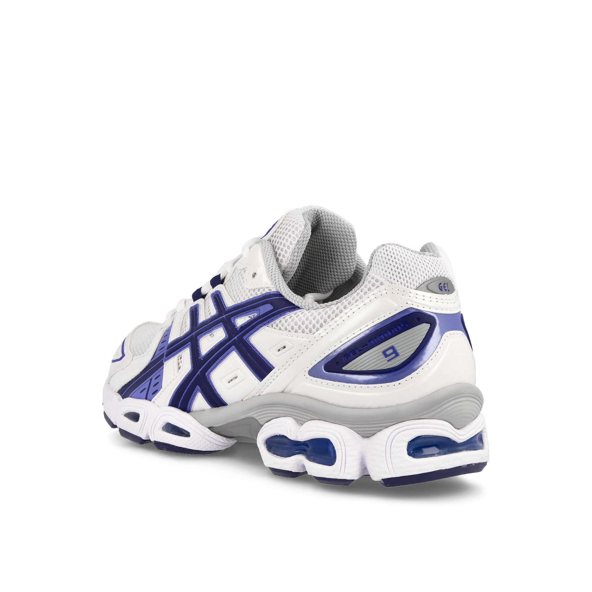 Asics Gel-Nimbus 9 White-Indigo Blue Sneakers Material | Overkill