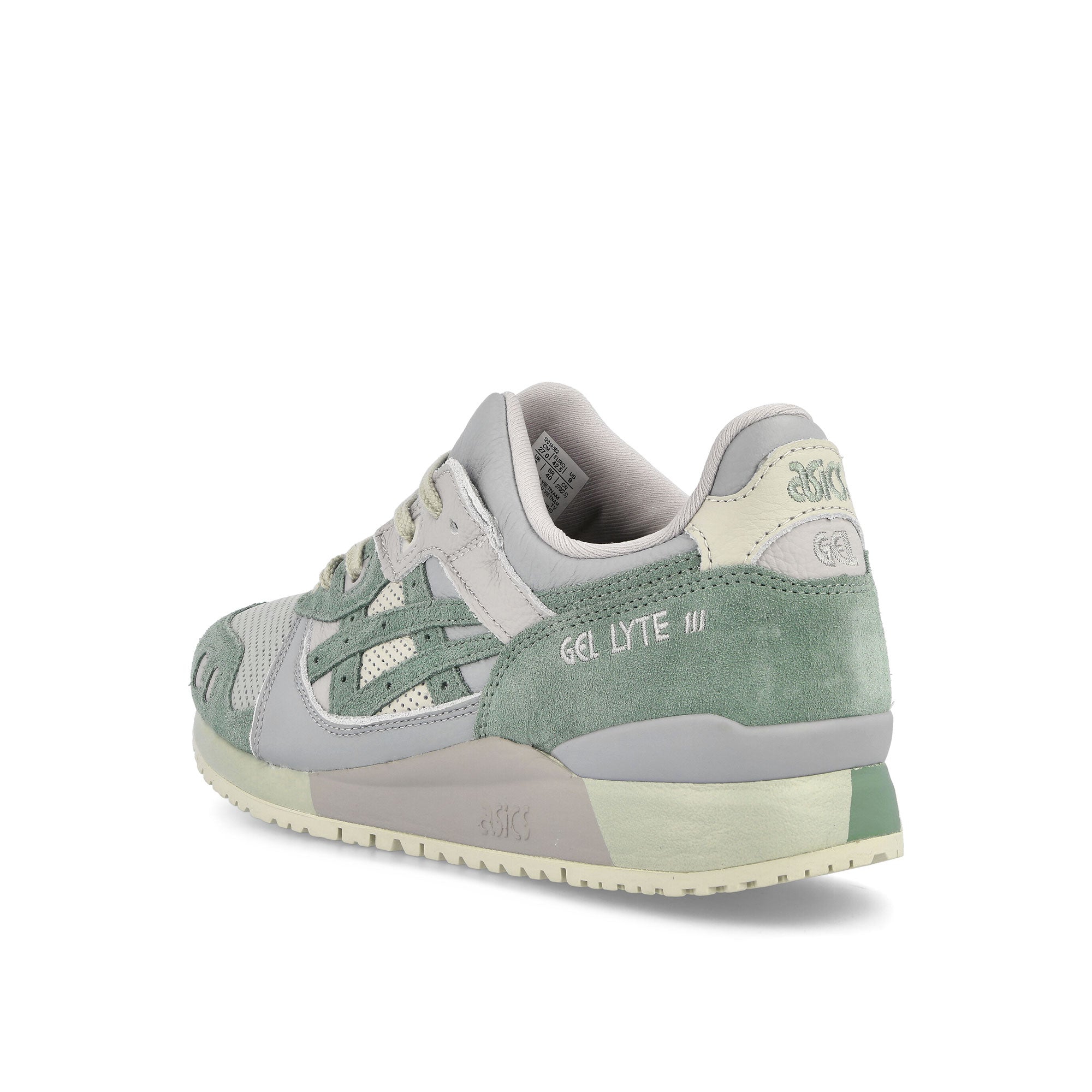 Asics gel lyte iii og Light Sage / Slate Grey Low Top Sneakers Material | Overkill