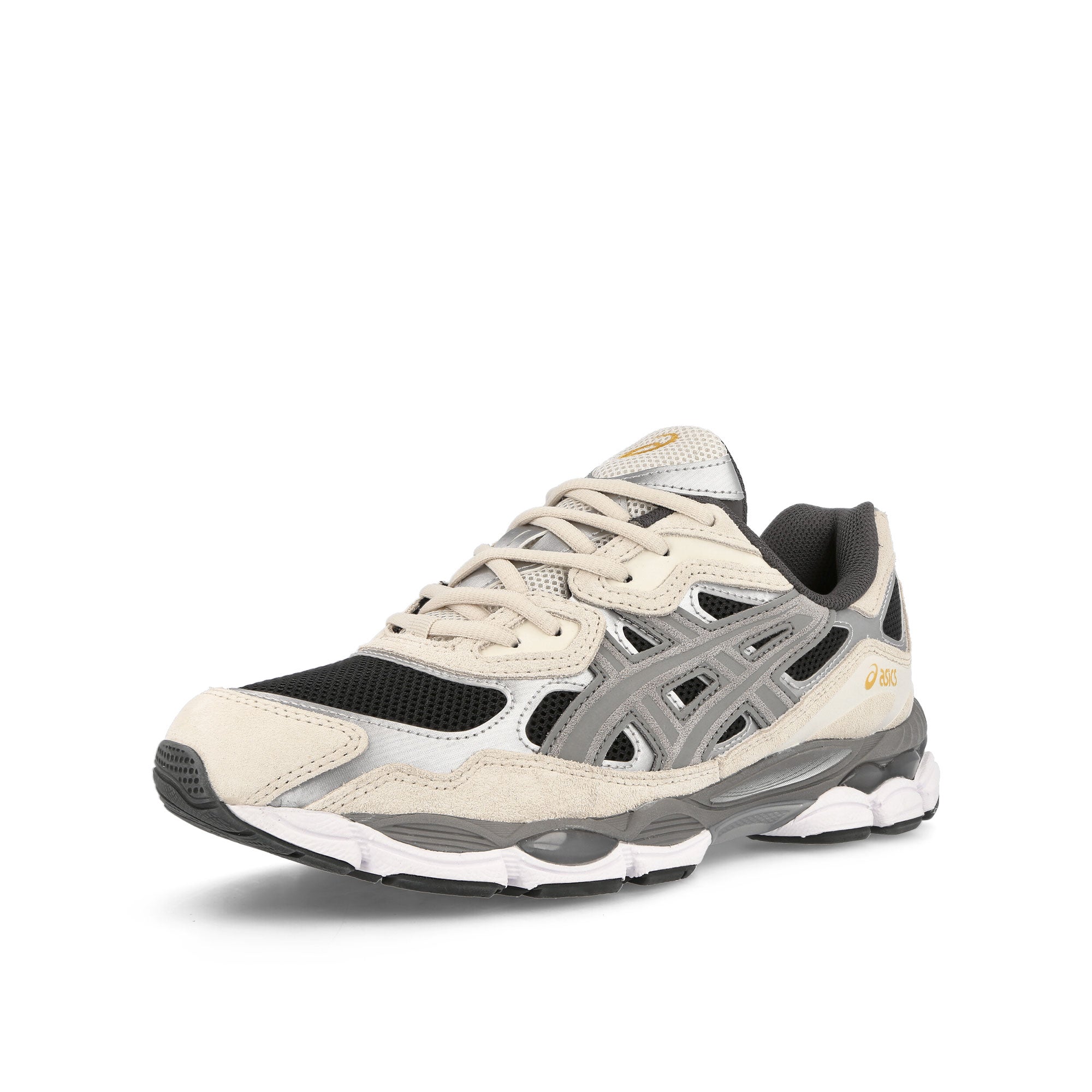 Asics Gel-NYC Black / Glay Grey Sneakers Close Up | Overkill