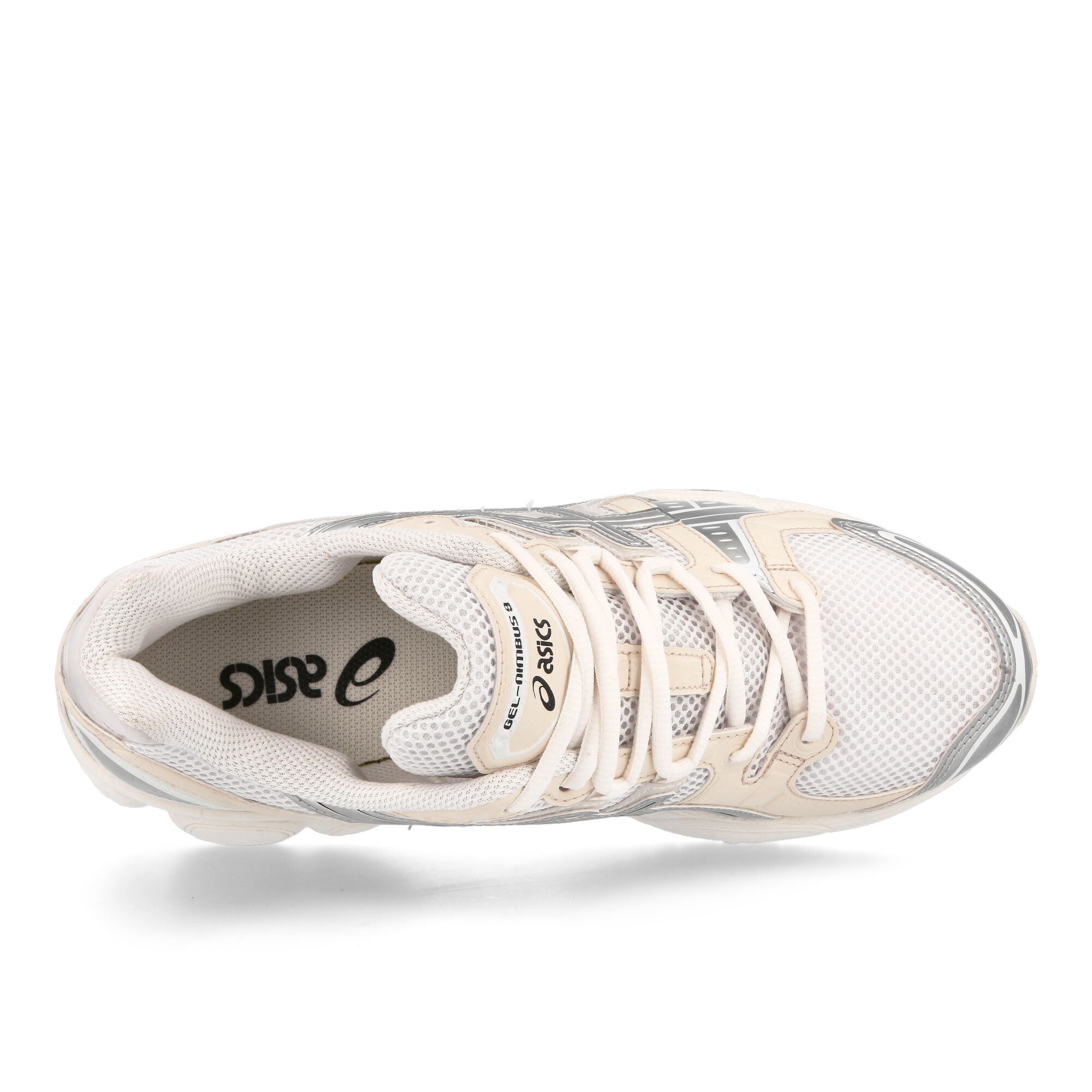 Asics Wind and Sea x Asics Gel-Nimbus 9 White / Pure Silver Sneakers Detailfoto | Overkill