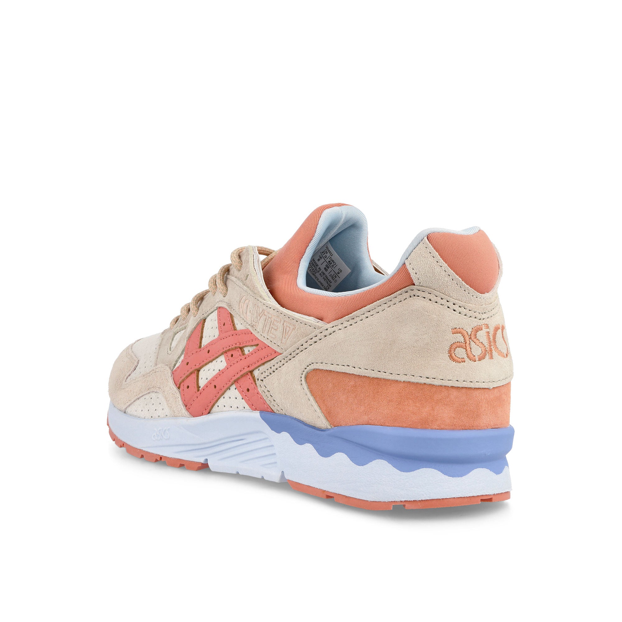Asics Gel-Lyte V Cream-Salmon Low Top Sneakers Material | Overkill