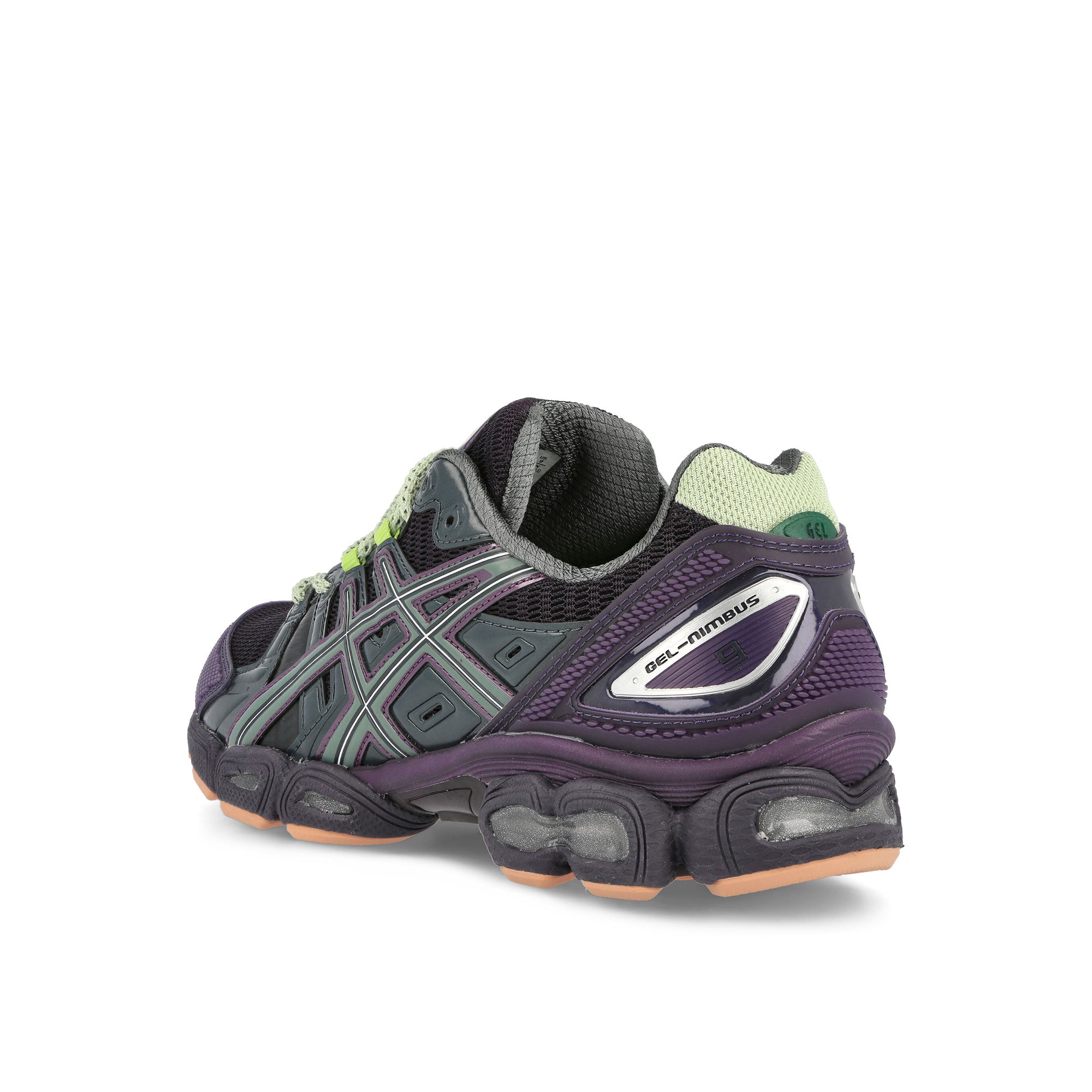 Asics Brain Dead x Asics Gel-Nimbus 9 Nightshade-Laurel Wreath Low Top Sneakers Material | Overkill