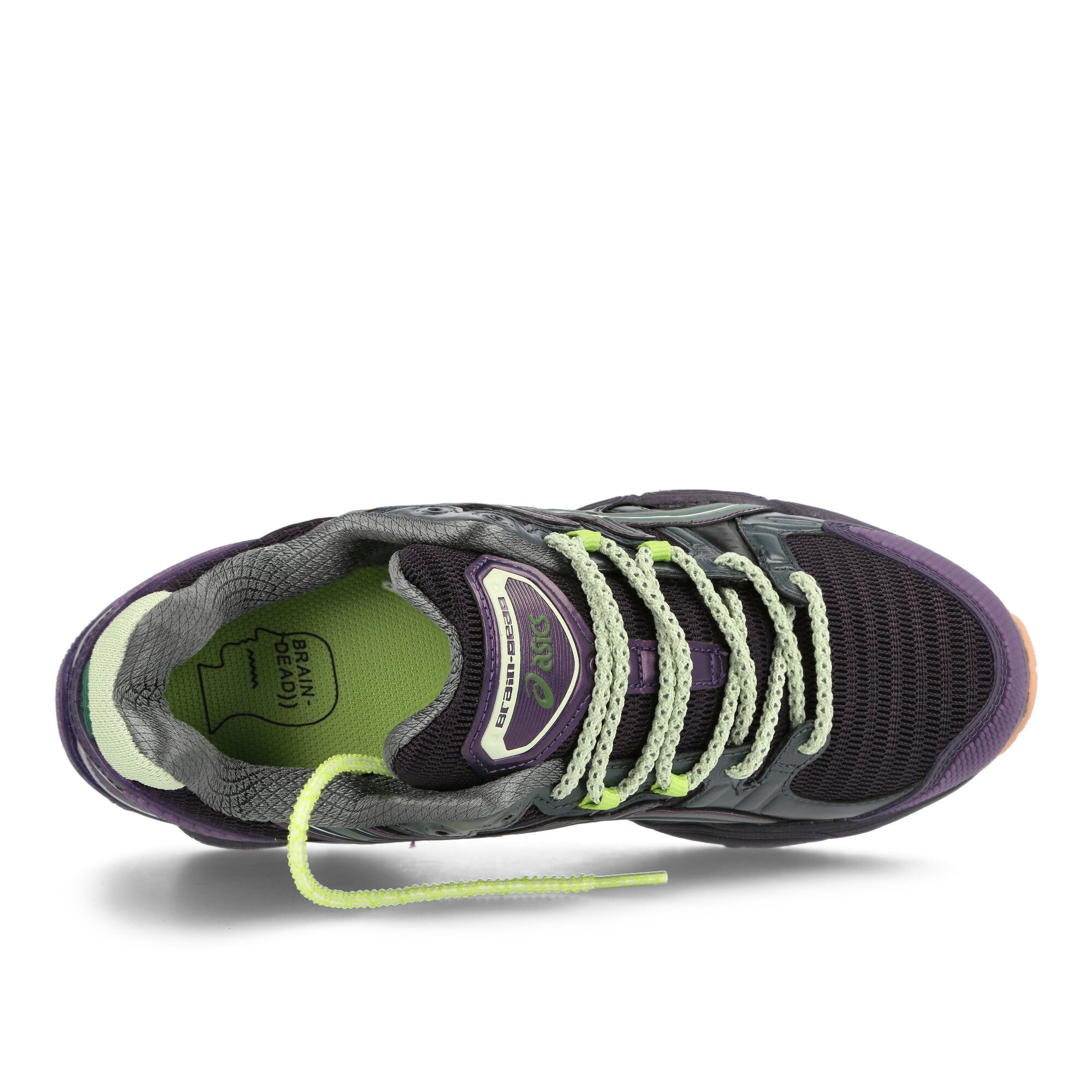 Asics Brain Dead x Asics Gel-Nimbus 9 Nightshade-Laurel Wreath Low Top Sneakers Detailfoto | Overkill