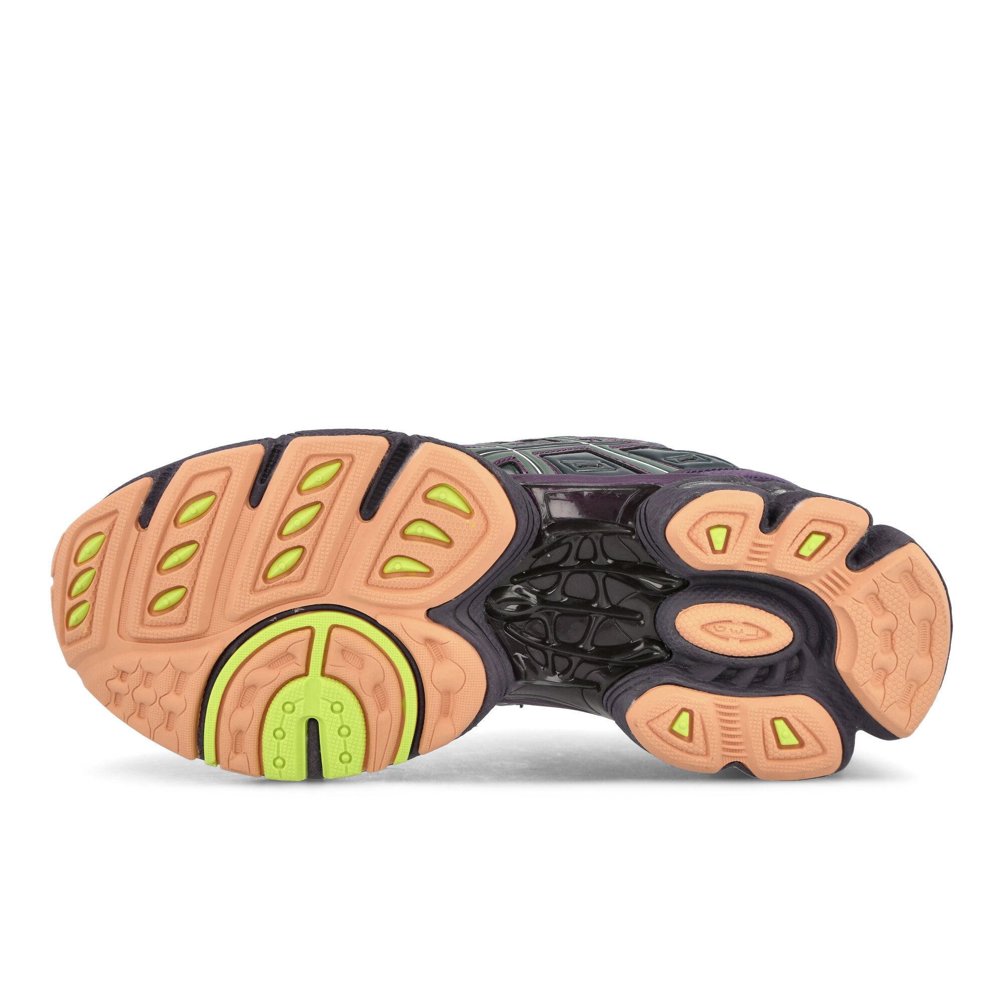 Asics Brain Dead x Asics Gel-Nimbus 9 Nightshade-Laurel Wreath Low Top Sneakers Detail View 1 | Overkill