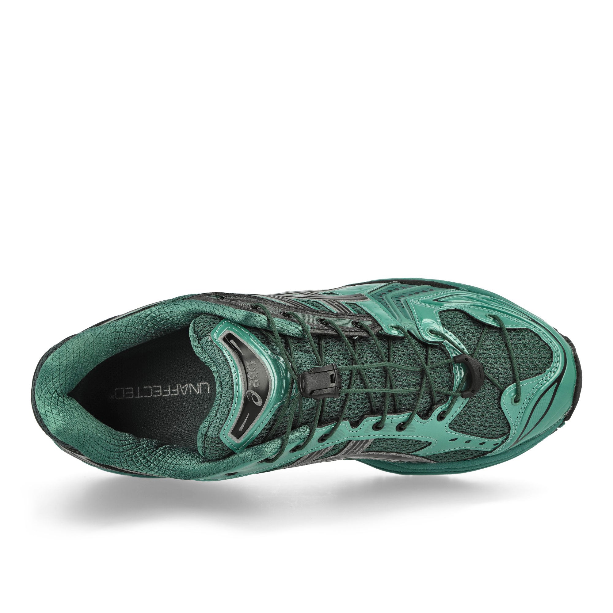 Asics Gel-Kayano 14 Posy Green / Bottle Green Low Top Sneakers Detailfoto | Overkill
