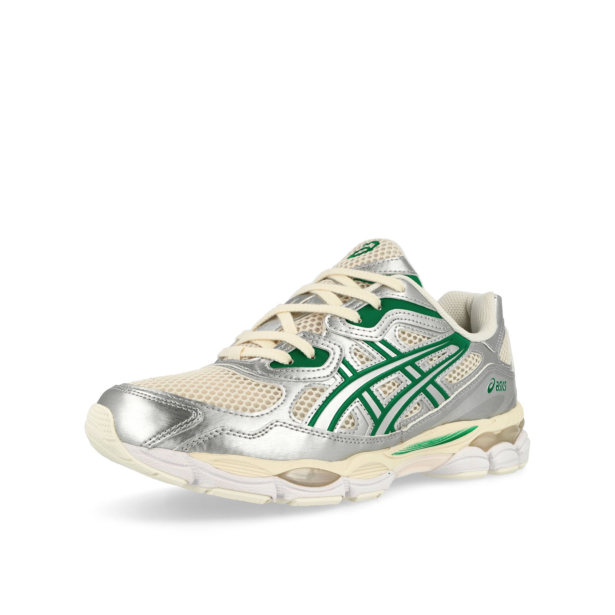 Asics Gel-NYC Birch / Pure Silver Sneakers Close Up | Overkill