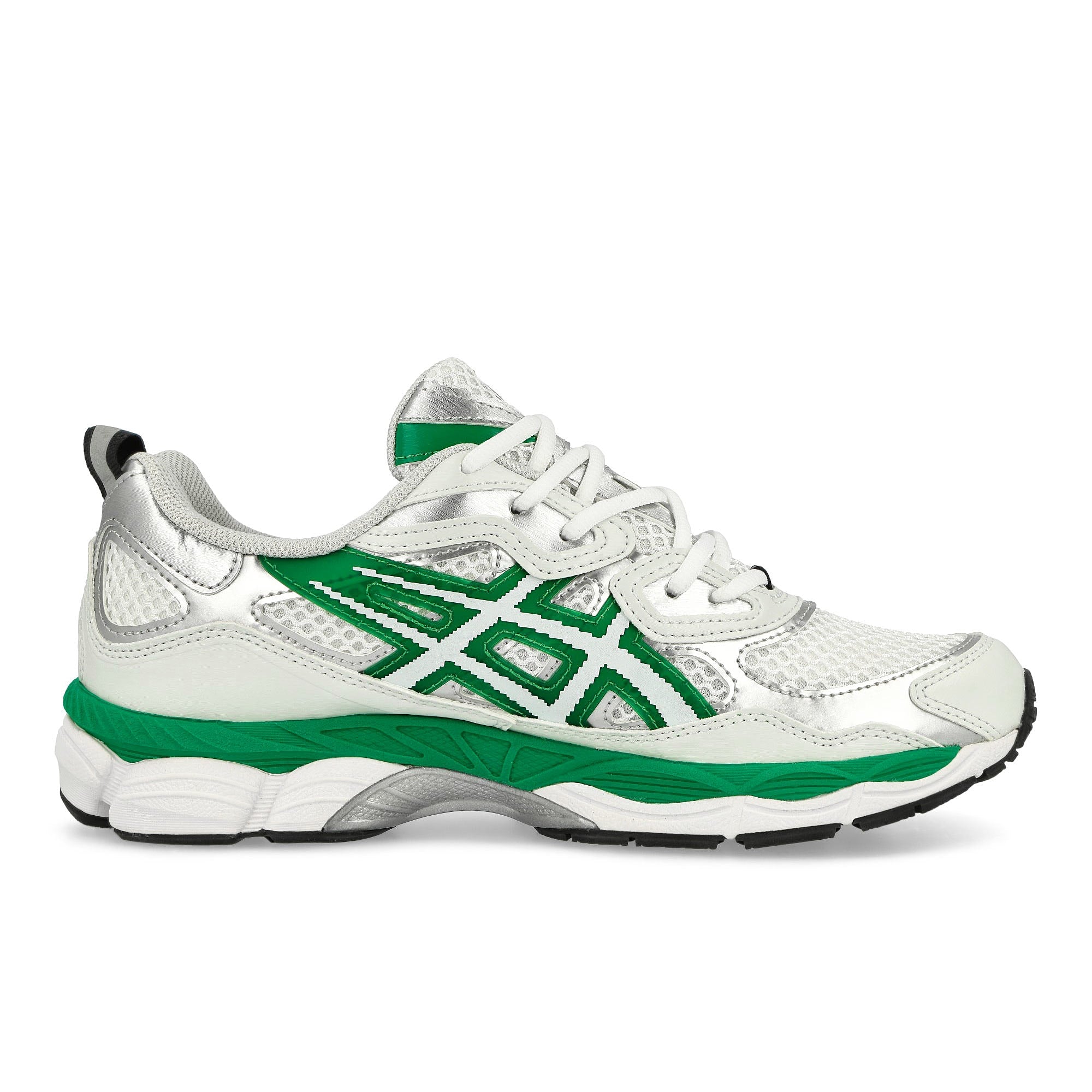 Asics Hidden NY x Asics Gel-NYC White / Jolly Green Low Top Sneakers Silhouette | Overkill