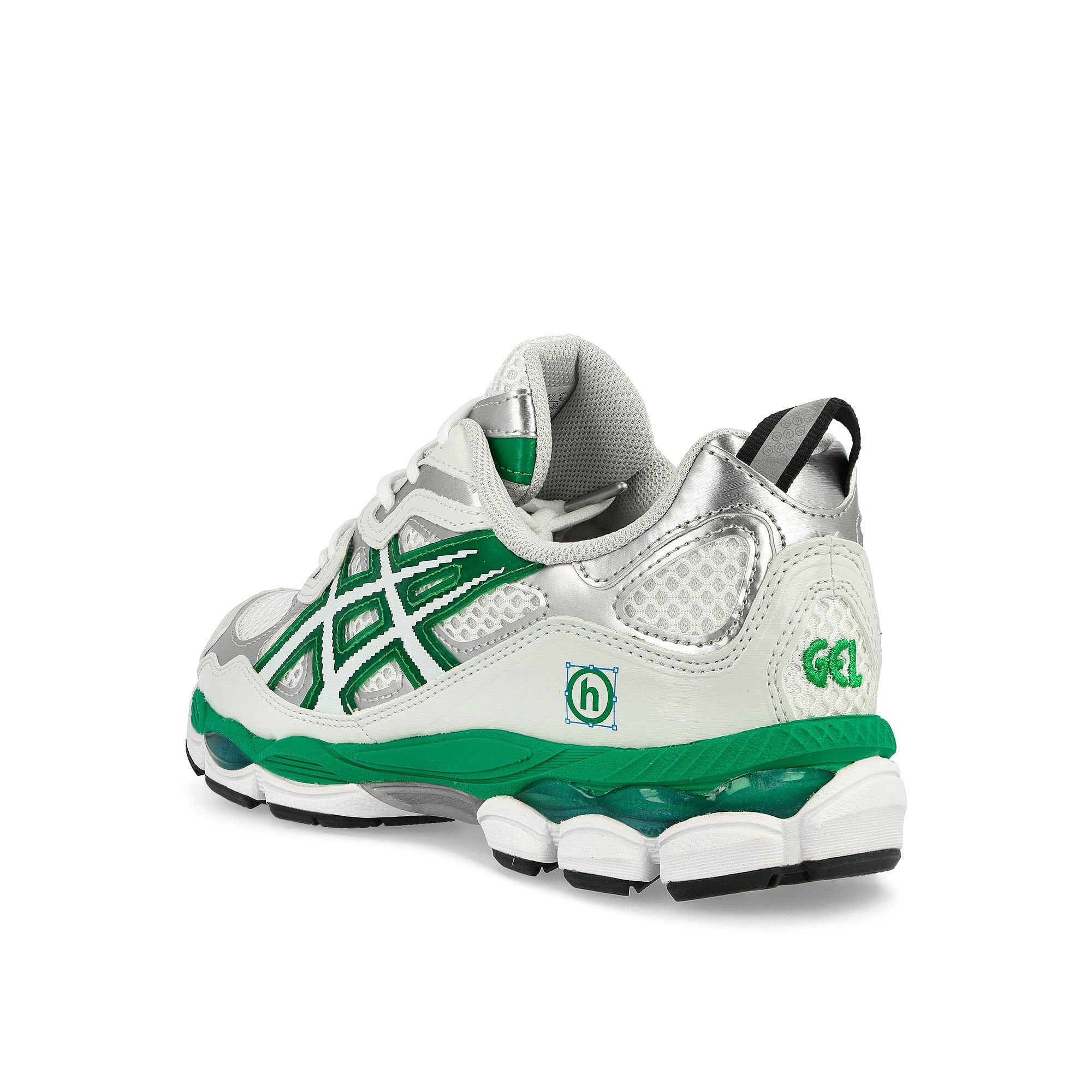 Asics Hidden NY x Asics Gel-NYC White / Jolly Green Low Top Sneakers Material | Overkill